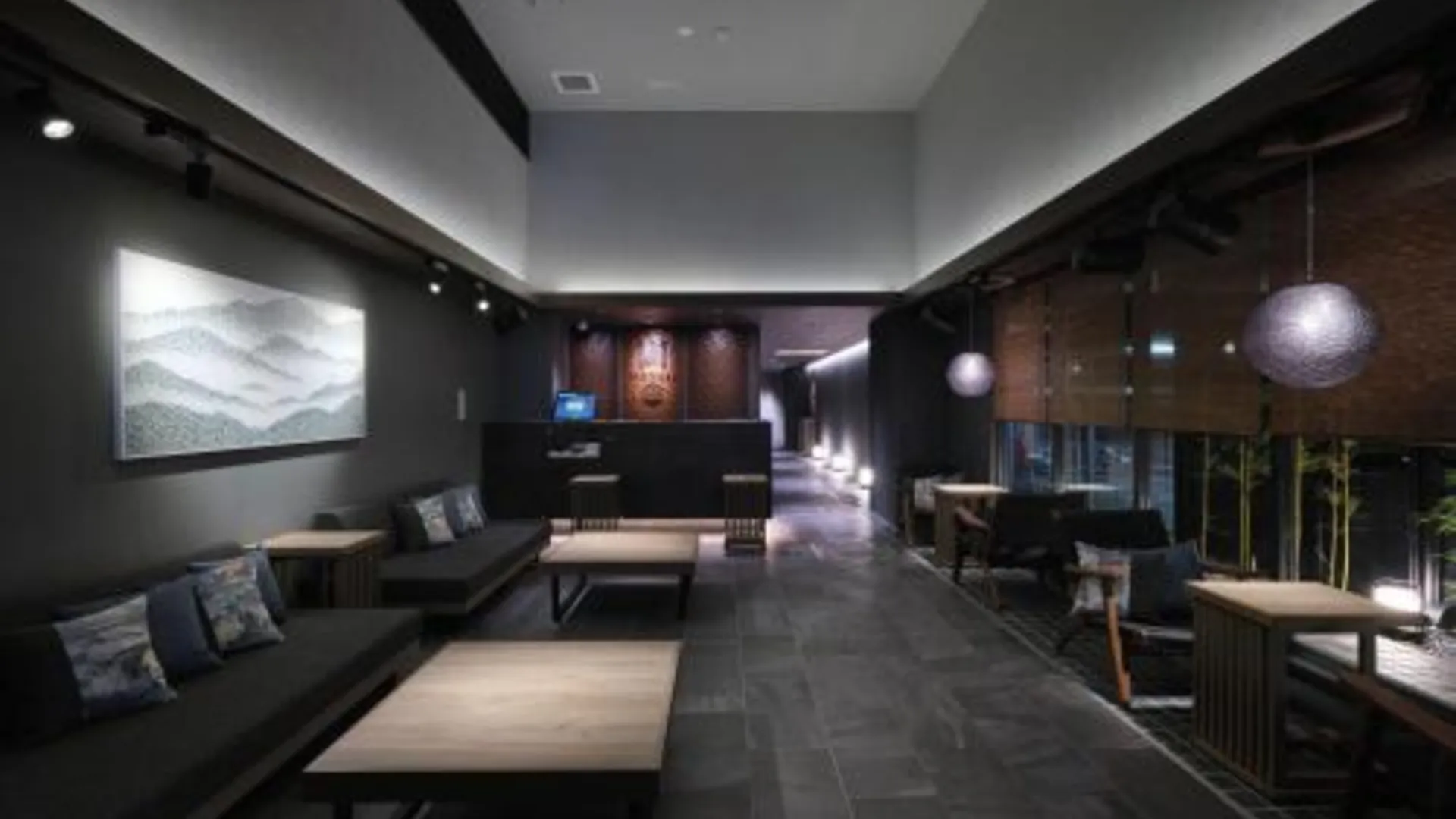 교토 먼데이 아파트 프리미엄 교토 스테이션 카모가와 4성급 호텔 로비