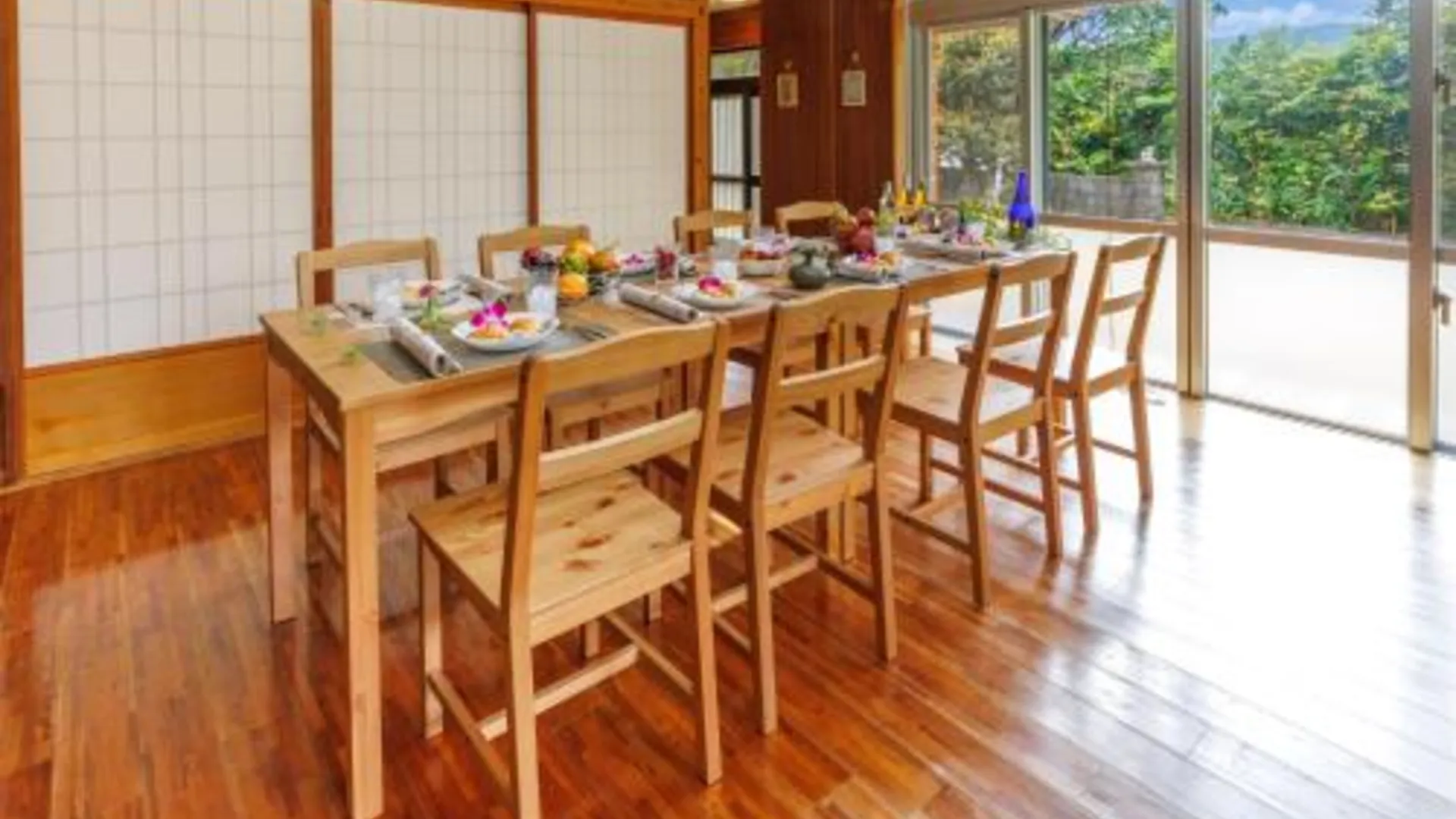 오키나와 본섬 炭でBBQ可能Grandmas House 山の宿はジャングリアすぐ近く 4성급 싱글룸 로비