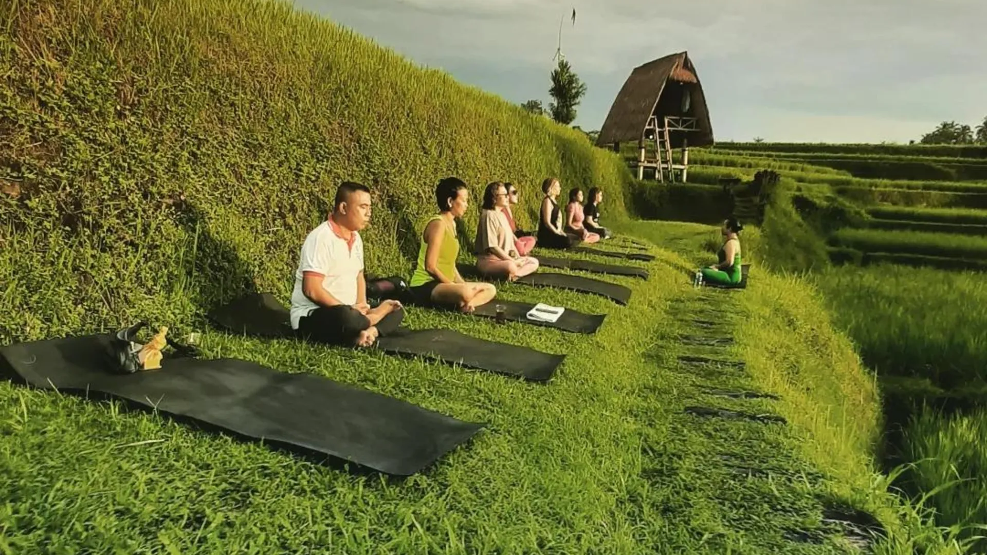 발리 우붓의 프라이빗 하우스 (10m², 침실 1개, 프라이빗 욕실 1개) 3성급 싱글룸 레스토랑