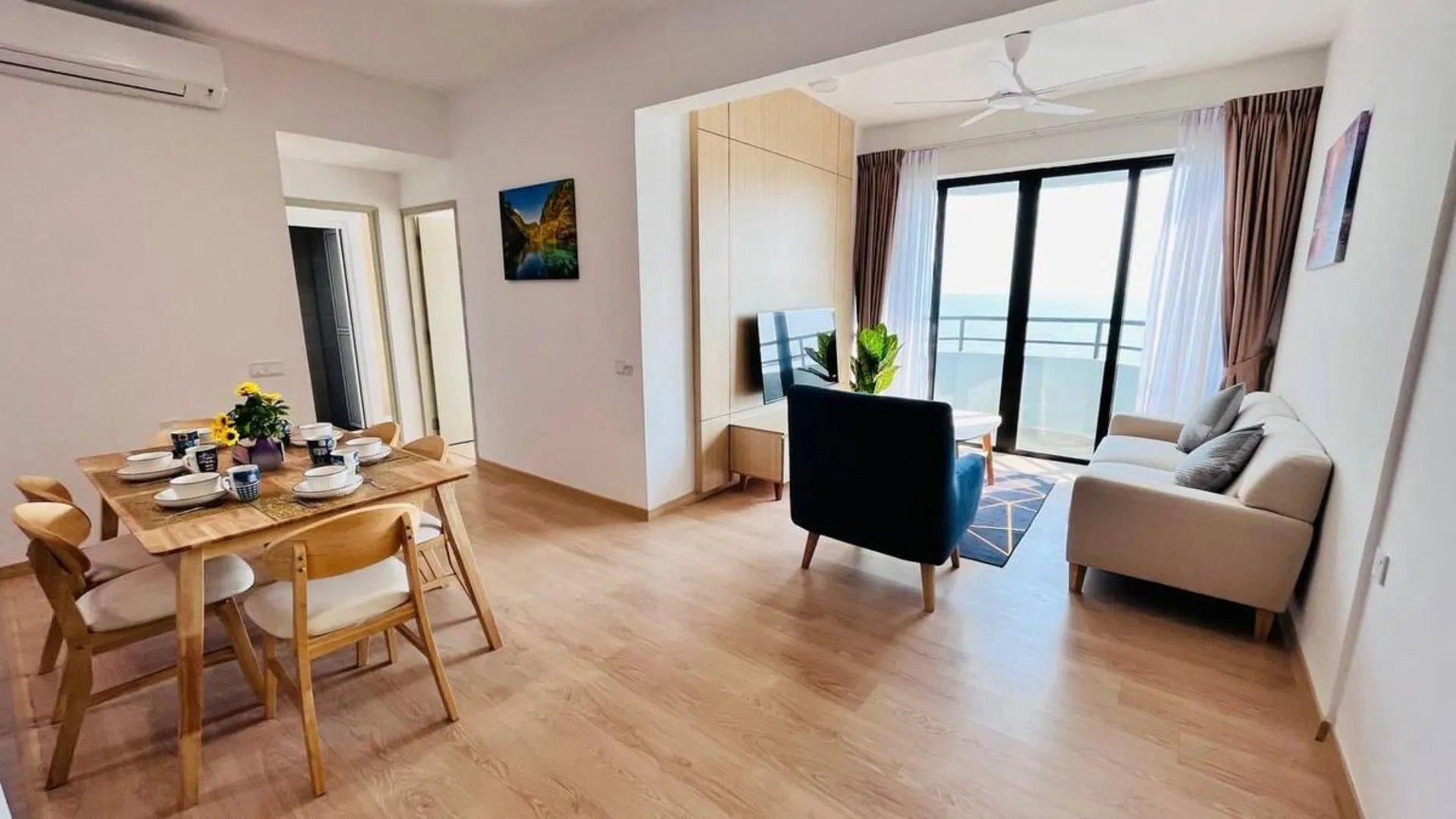 말라카 탄중 클링의 프라이빗 하우스 (1000m², 침실 2개, 프라이빗 욕실 2개) 4성급 싱글룸 전망