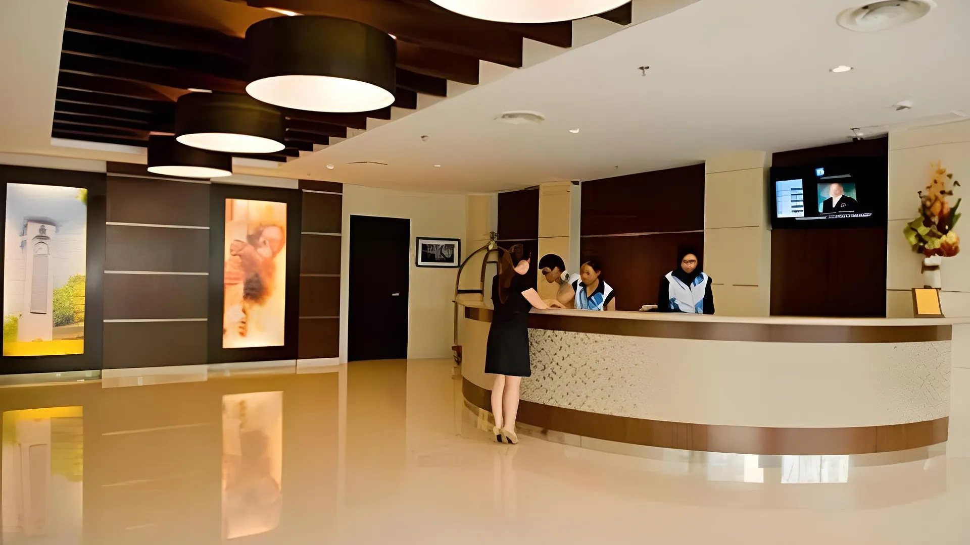 코타키나발루 호텔 식스티3 3성급 호텔 로비