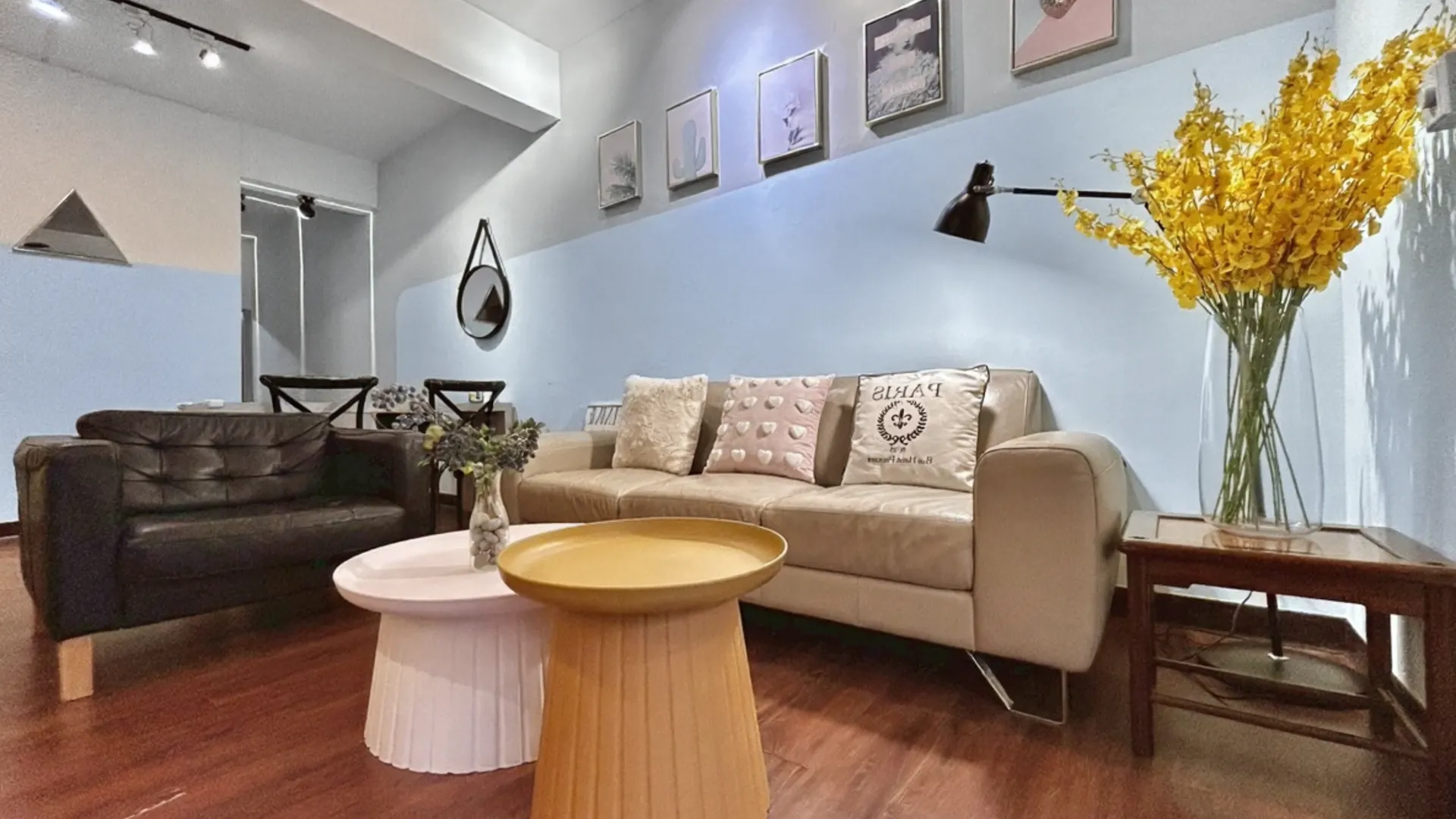 타이베이 다안 구의 아파트먼트 (100m², 침실 3개, 프라이빗 욕실 1개) 2성급 싱글룸 로비