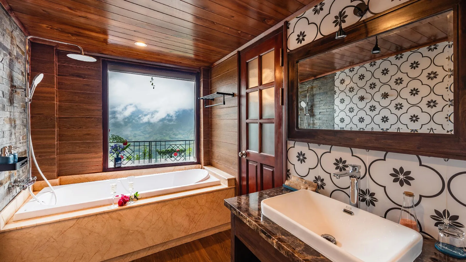 사파 캣 캣 갤러리 다트 3성급 호텔 전망