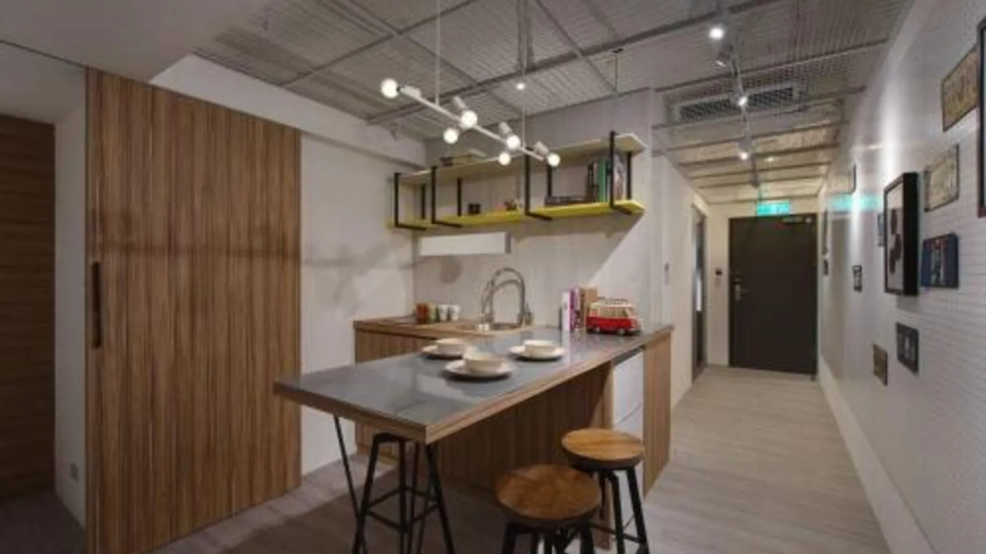 타이베이 MU House 4성급 게스트하우스 레스토랑