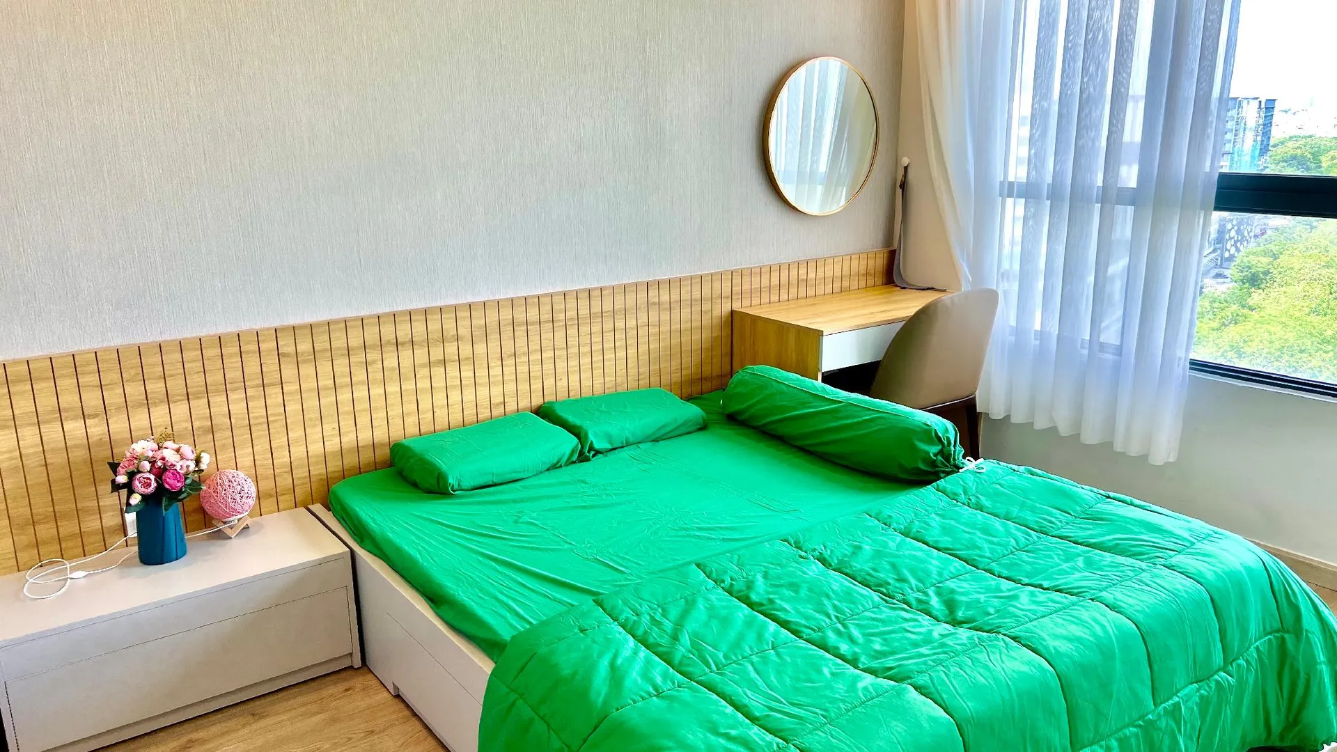 호치민 탄푸의 아파트먼트 (86m², 침실 2개, 프라이빗 욕실 2개) 2성급 싱글룸 객실