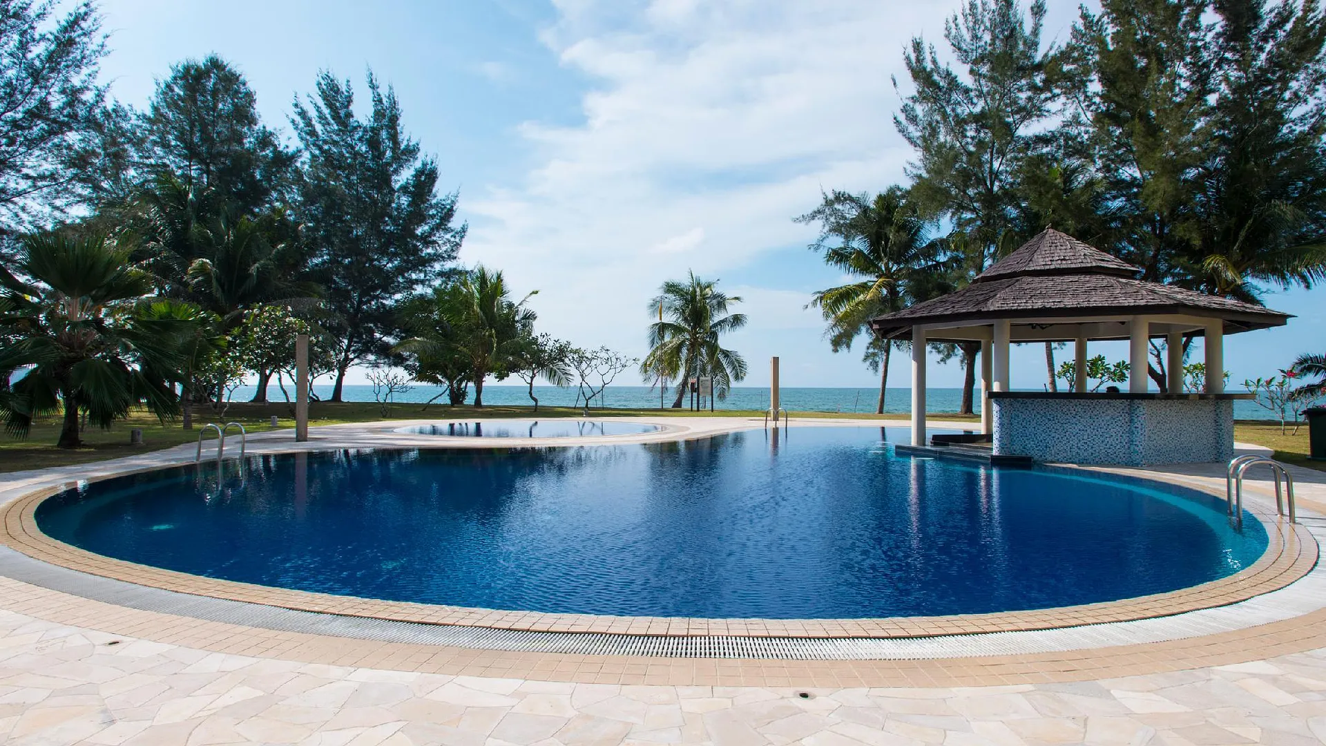 코타키나발루 사바 비치 빌라 앤 스위트 4성급 호텔 로비