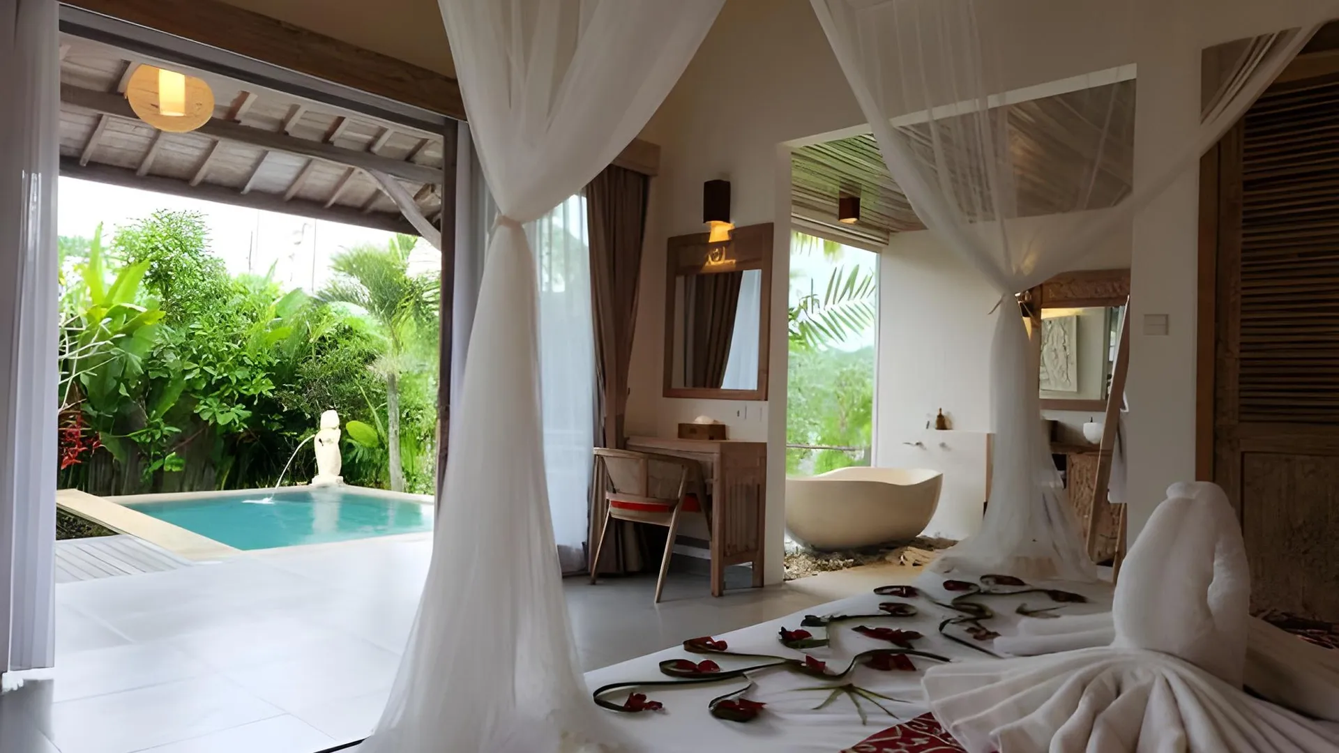 발리 핑갈라 빌라 우붓 4성급 호텔 스위트룸