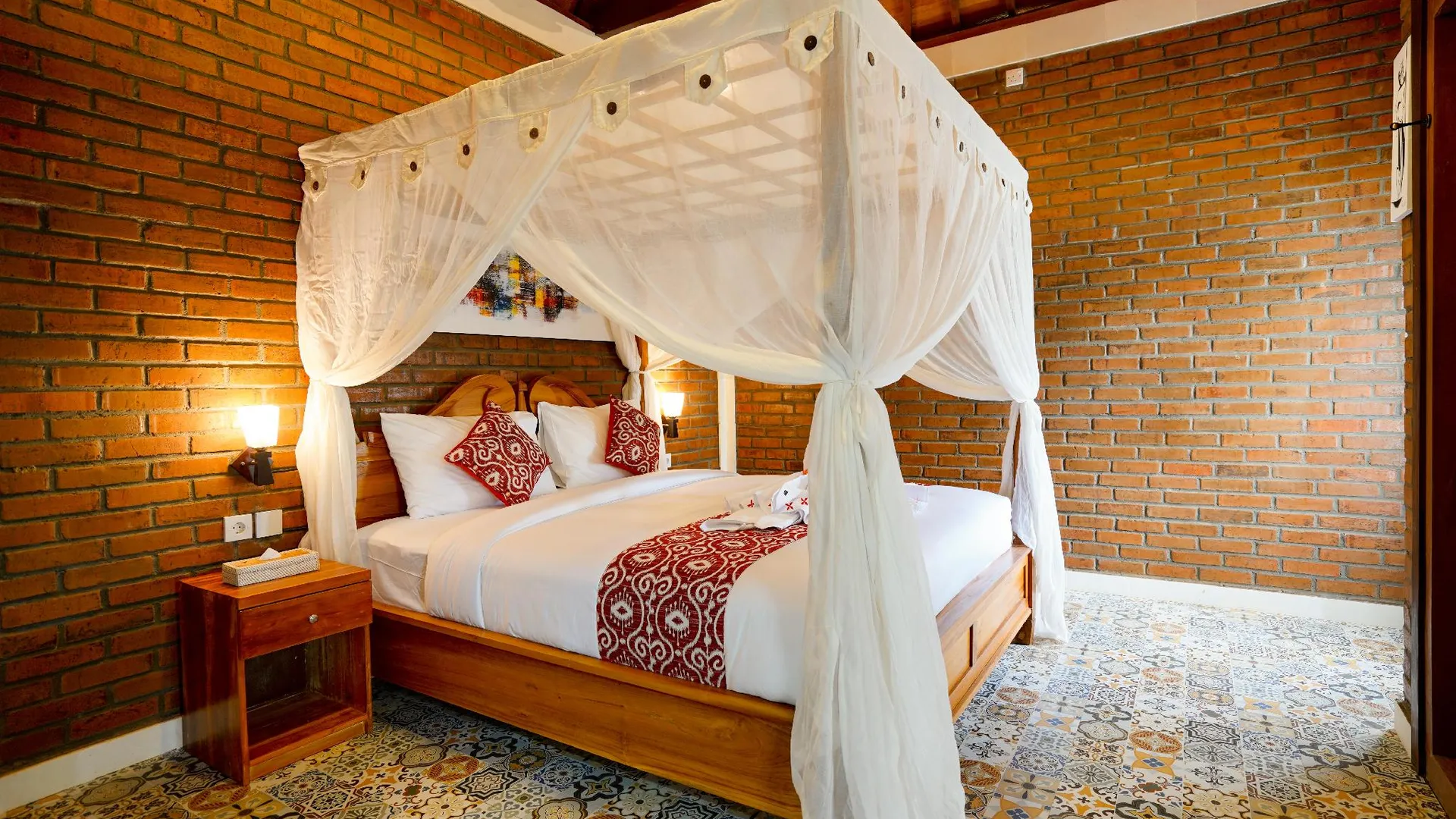 발리 칸차나 코티지스 3성급 호텔 객실