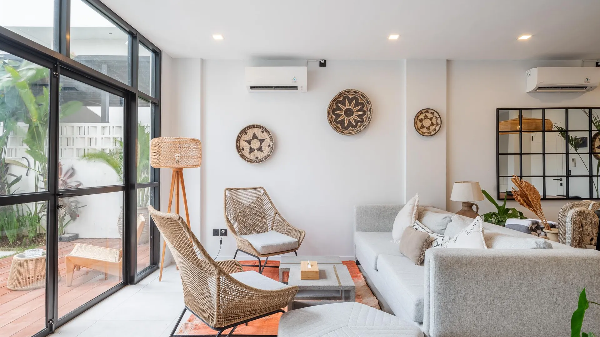 발리 짱구의 프라이빗 하우스 (70m², 침실 1개, 프라이빗 욕실 1개) 3성급 싱글룸 외관