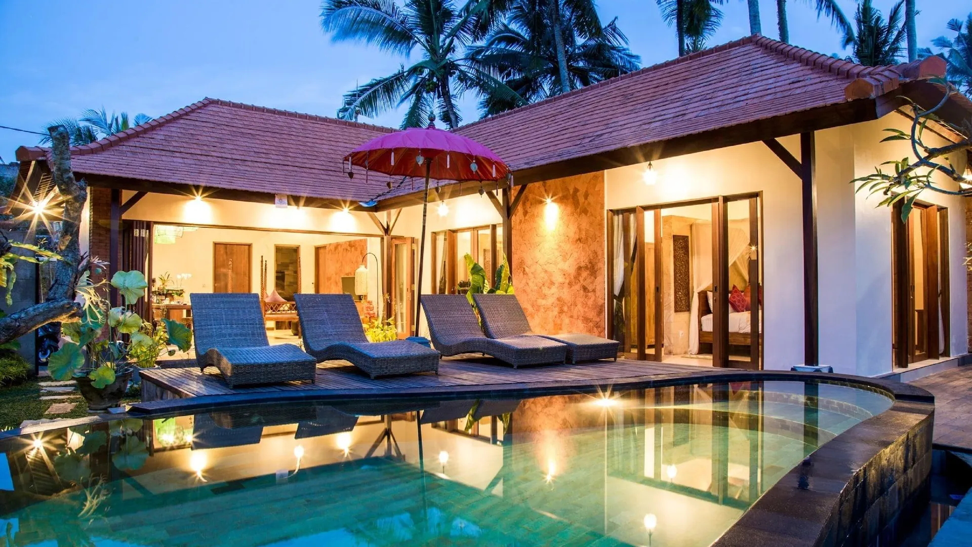 발리 카쿨 빌라 앤 스위트 1성급 호텔 객실