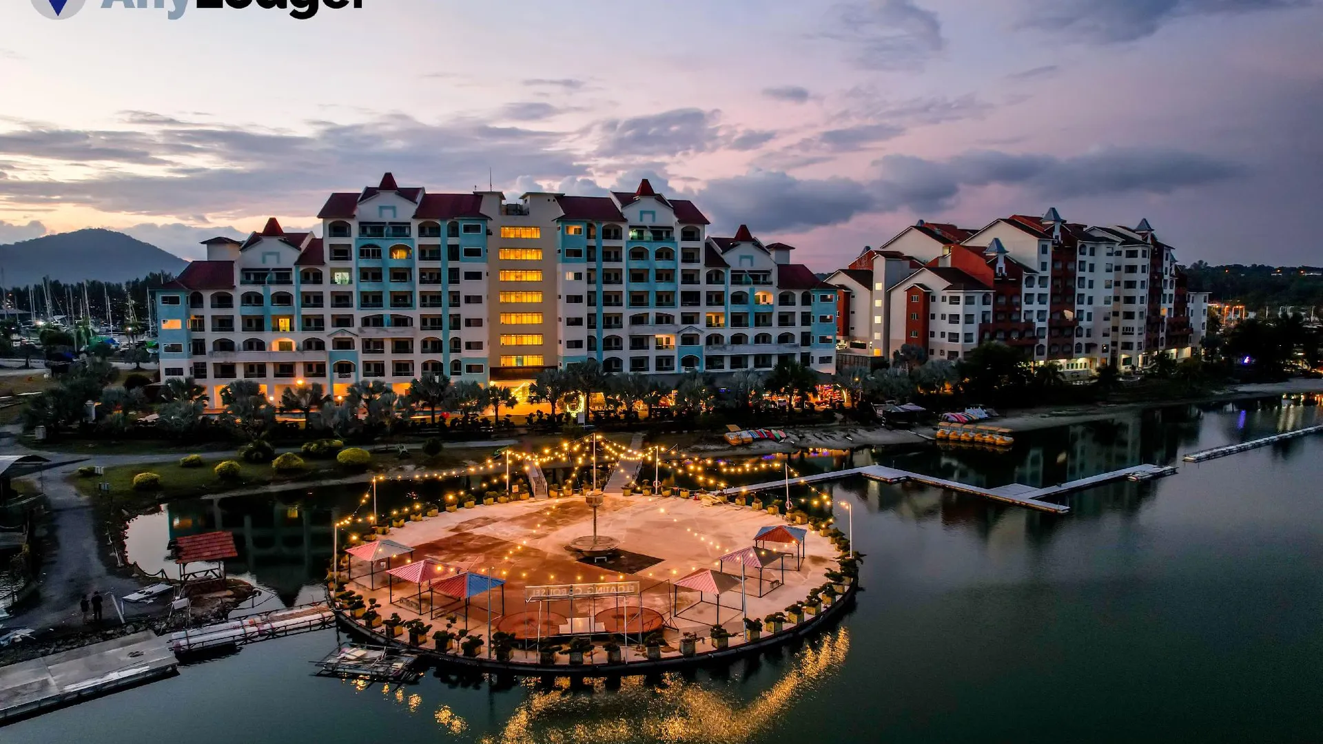 팡코르 AnyLodge Waterfront Marina Island Pangkor-Lumut 4성급 호텔 객실