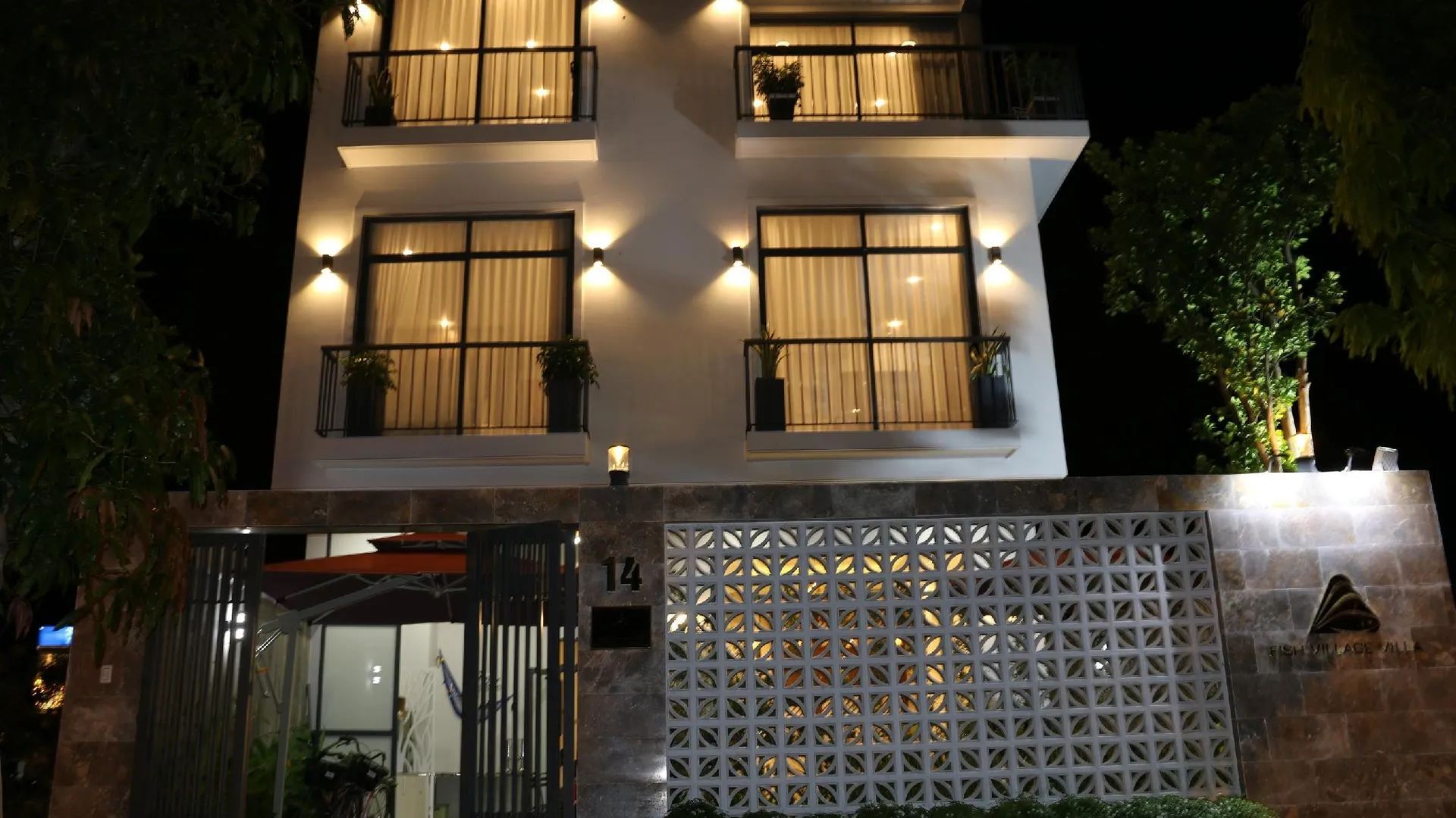 다낭 더 피시 빌리지 빌라 3성급 호텔 수영장