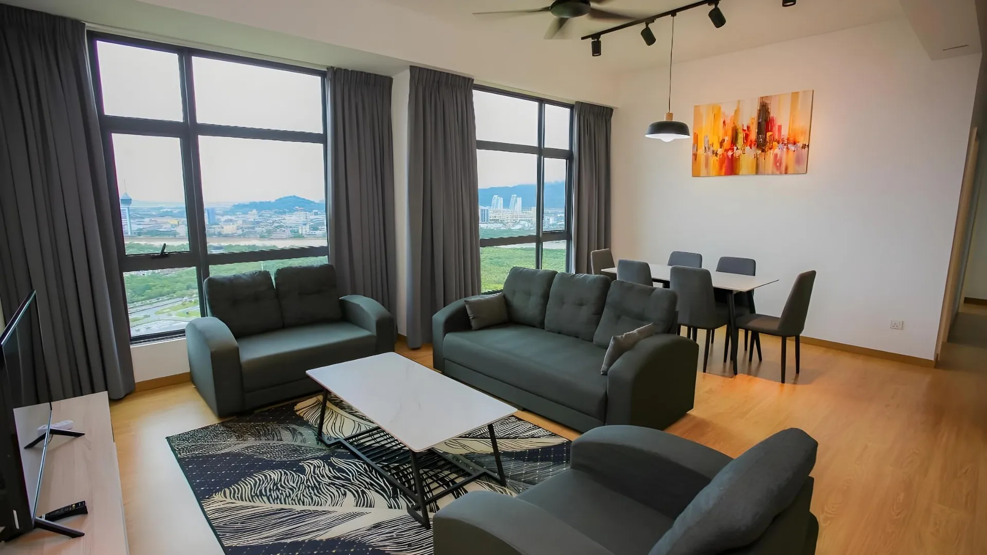 쿠안탄 테루크 쳄페타크의 아파트먼트 (800m², 침실 2개, 프라이빗 욕실 2개) 5성급 싱글룸 스위트룸