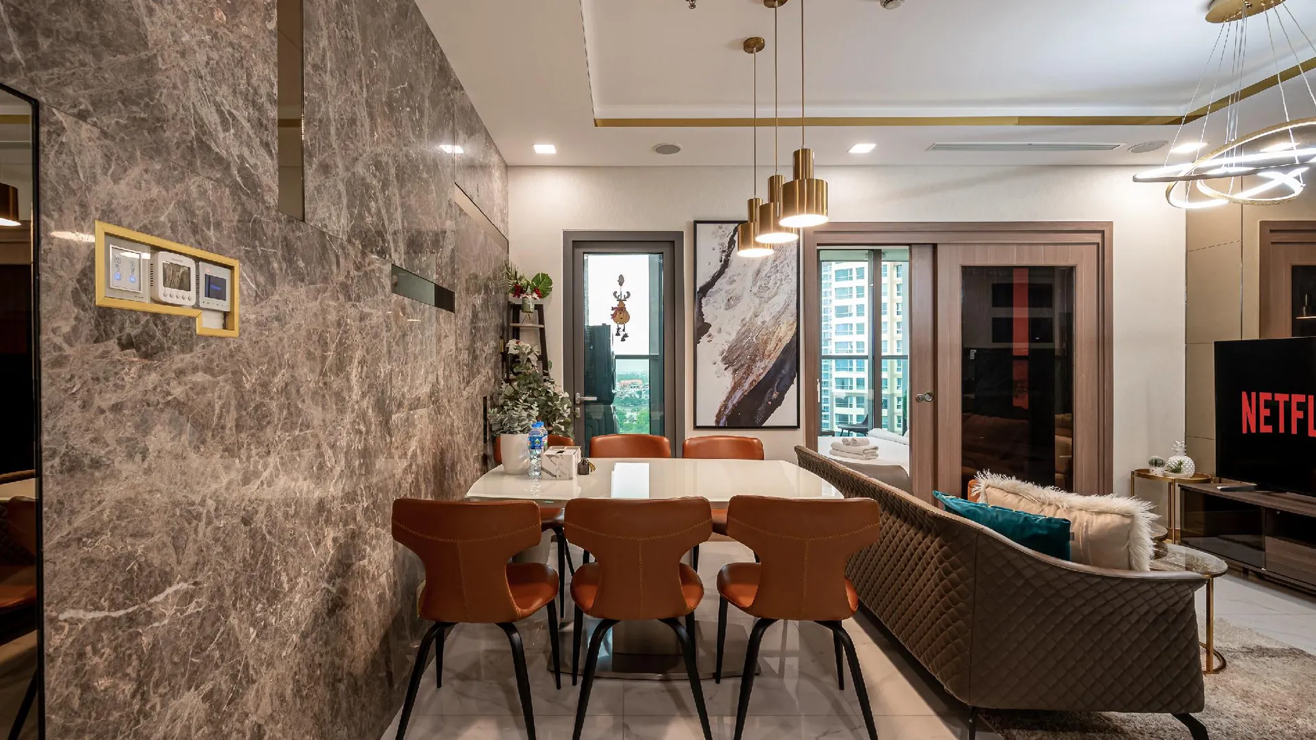 호치민 소미 럭스테이 랜드마크 81 5성급 호텔 로비