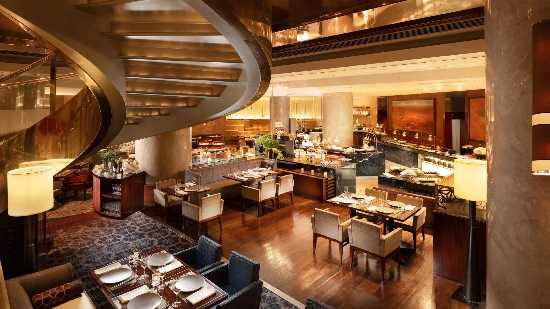 도쿄 / 동경 힐튼 도쿄 5성급 호텔 로비