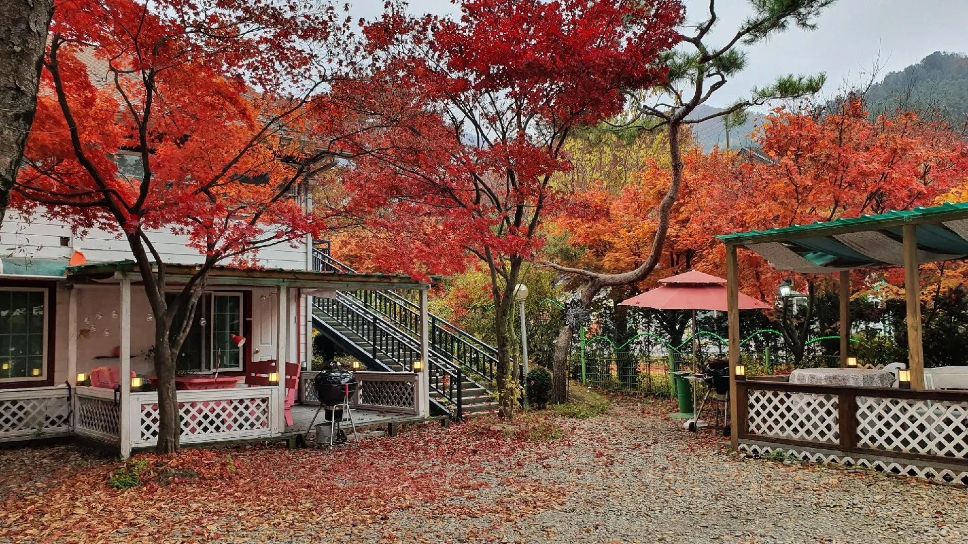 가평 가평 꽃무지펜션 (계곡인근) 2성급 게스트하우스 전망