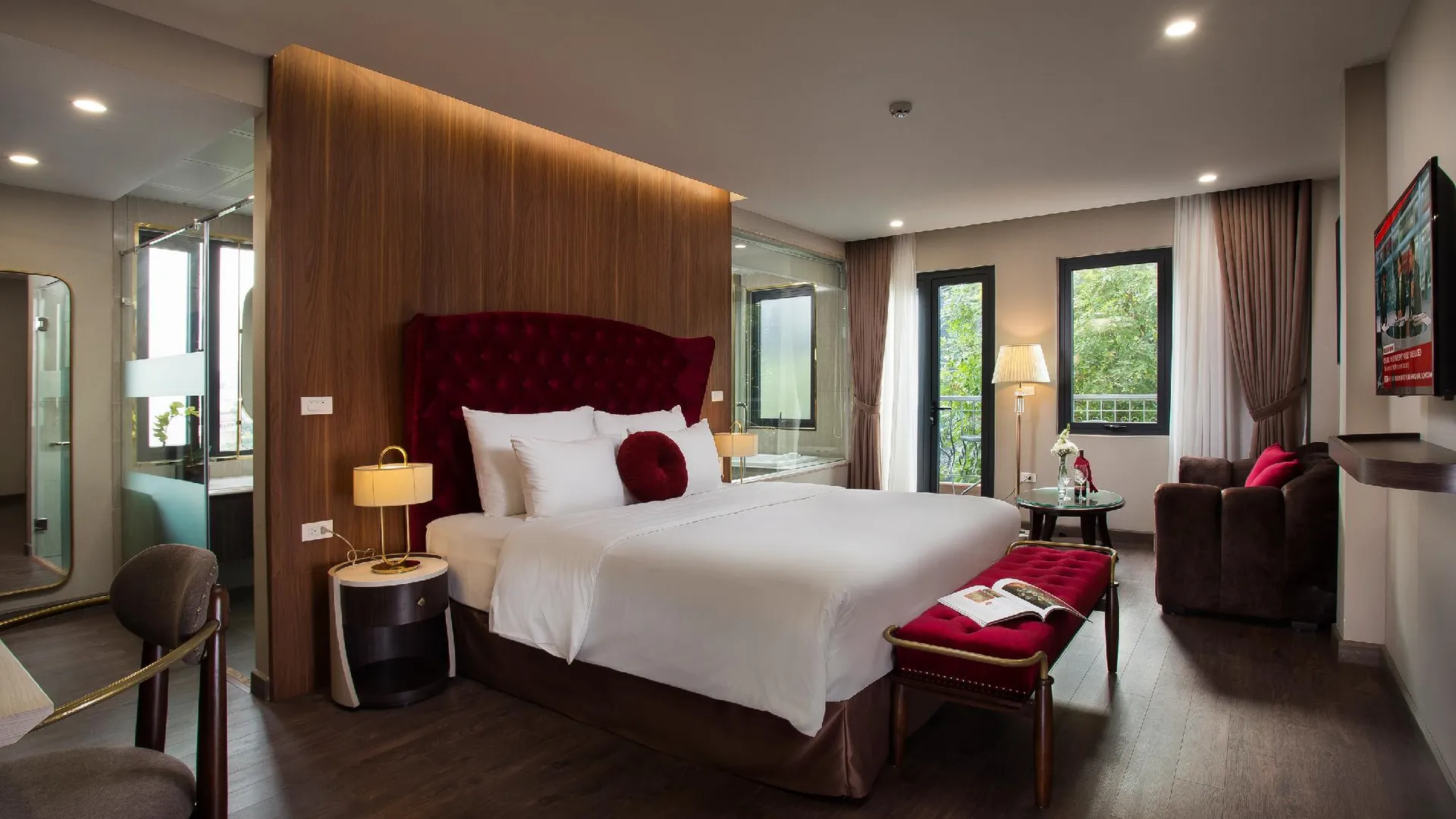 하노이 하노이 레리티지 다이아몬드 호텔 앤 스파 4성급 호텔 전망