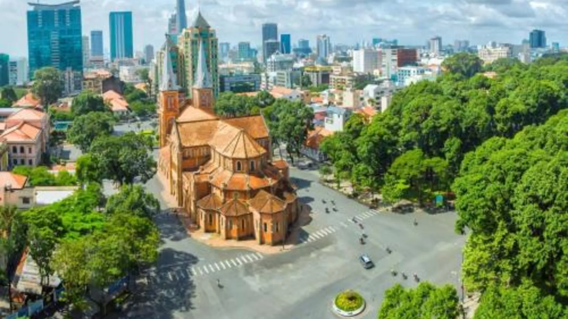 호치민 티엠 탄 호텔 2성급 호텔 전망