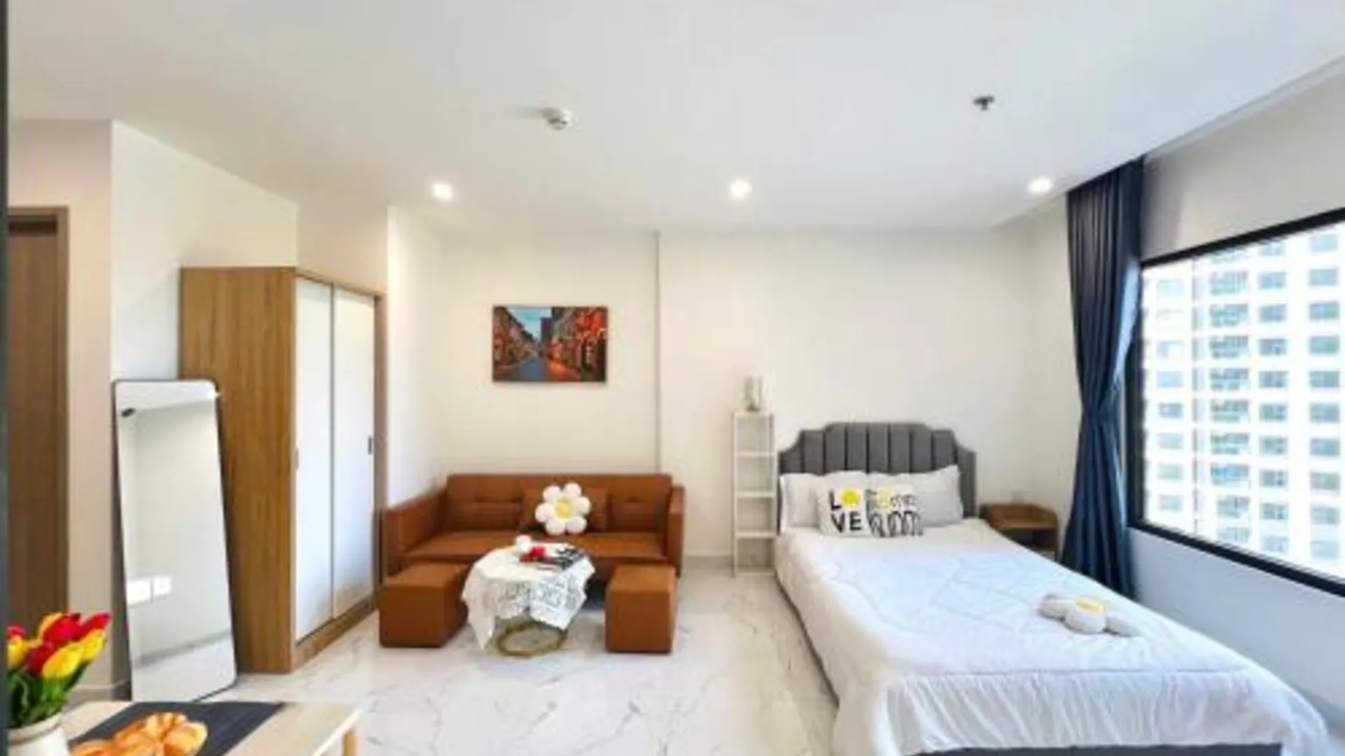 호치민 AN HOME Studio full Netflix selfcheck in 0719 2성급 싱글룸 스위트룸