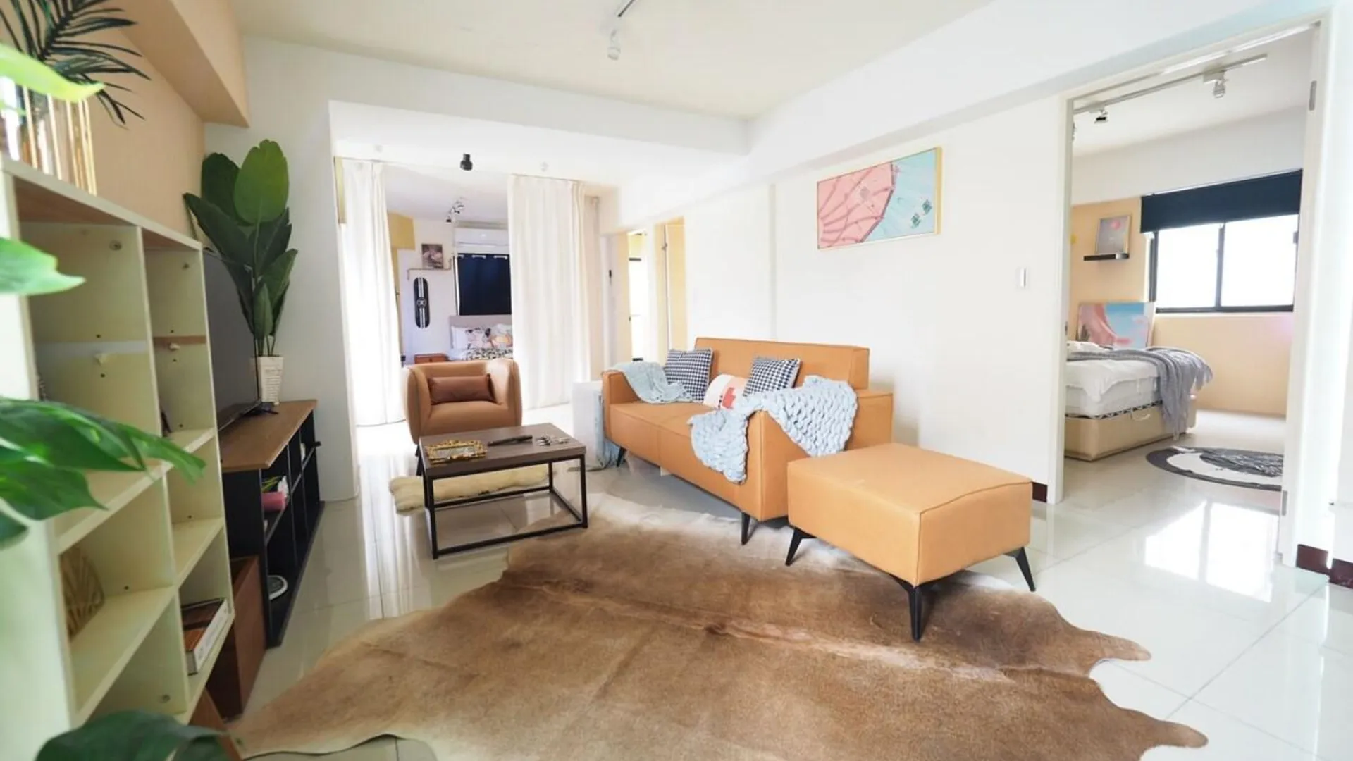 타이베이 시먼딩의 아파트먼트 (132m², 침실 3개, 프라이빗 욕실 2개) 3성급 싱글룸 스위트룸