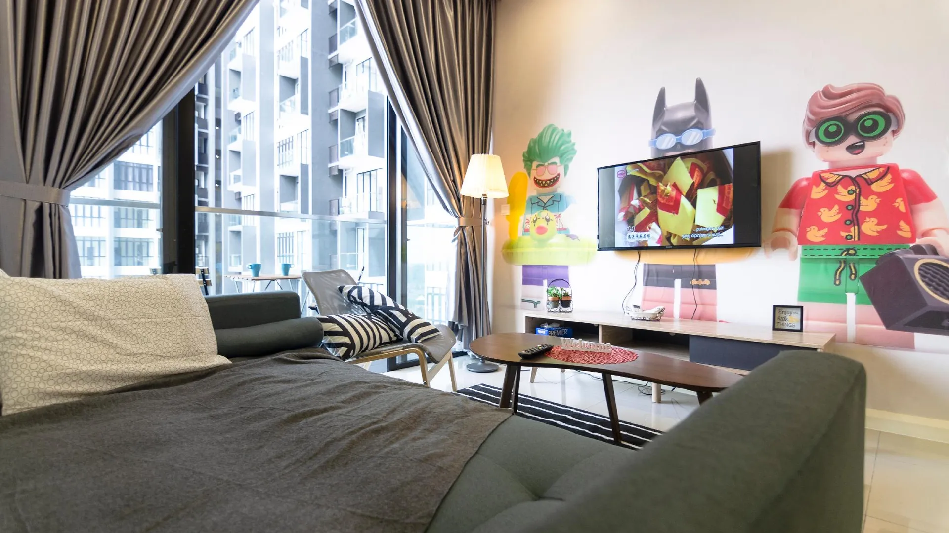 조호바루 / 조호르바루 겔랑파타 / 레고랜드의 아파트먼트 (72m², 침실 2개, 프라이빗 욕실 2개) 3성급 게스트하우스 스위트룸