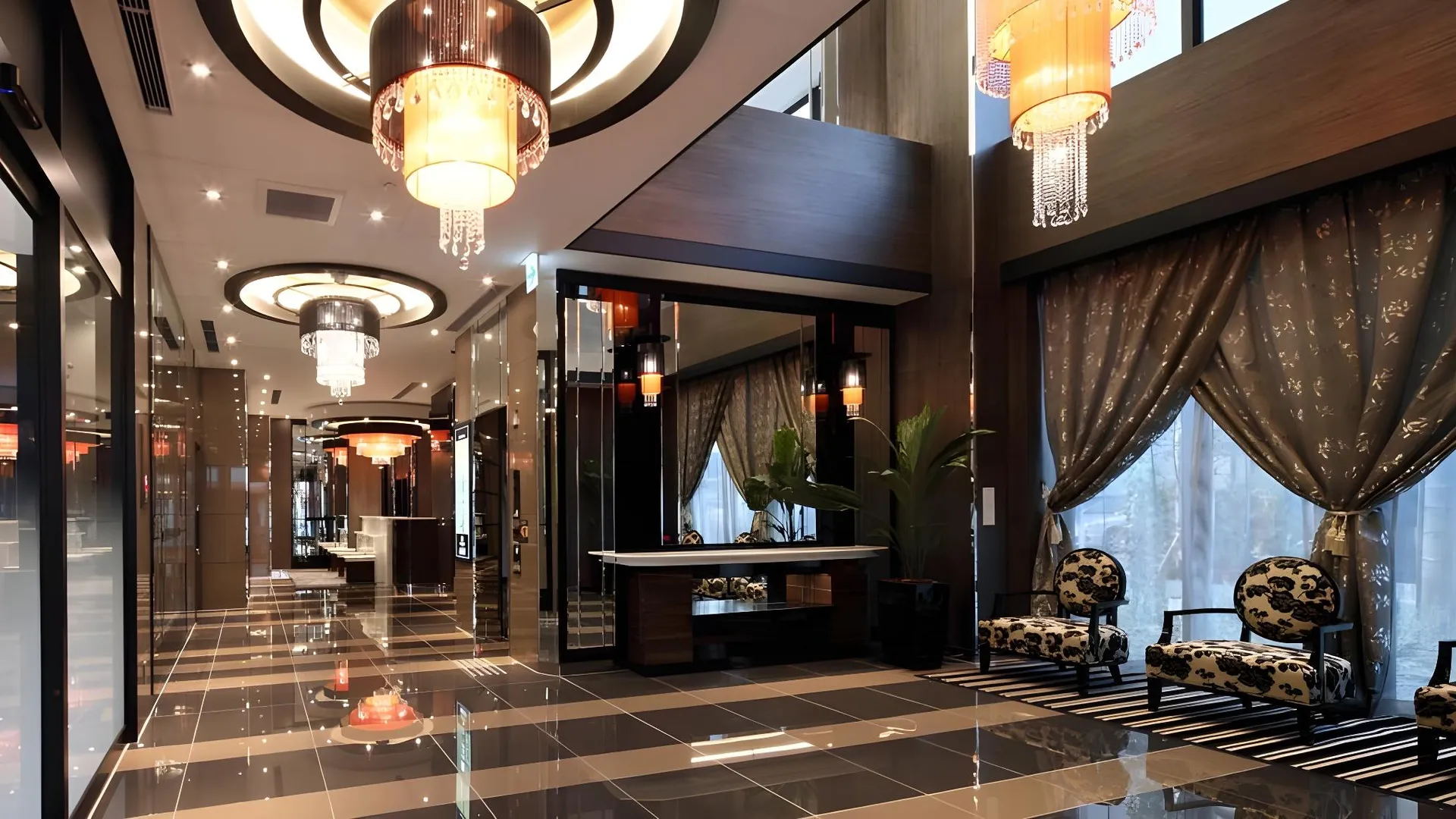 오사카 APA 호텔 신-오사카-에키미나미 3성급 호텔 로비