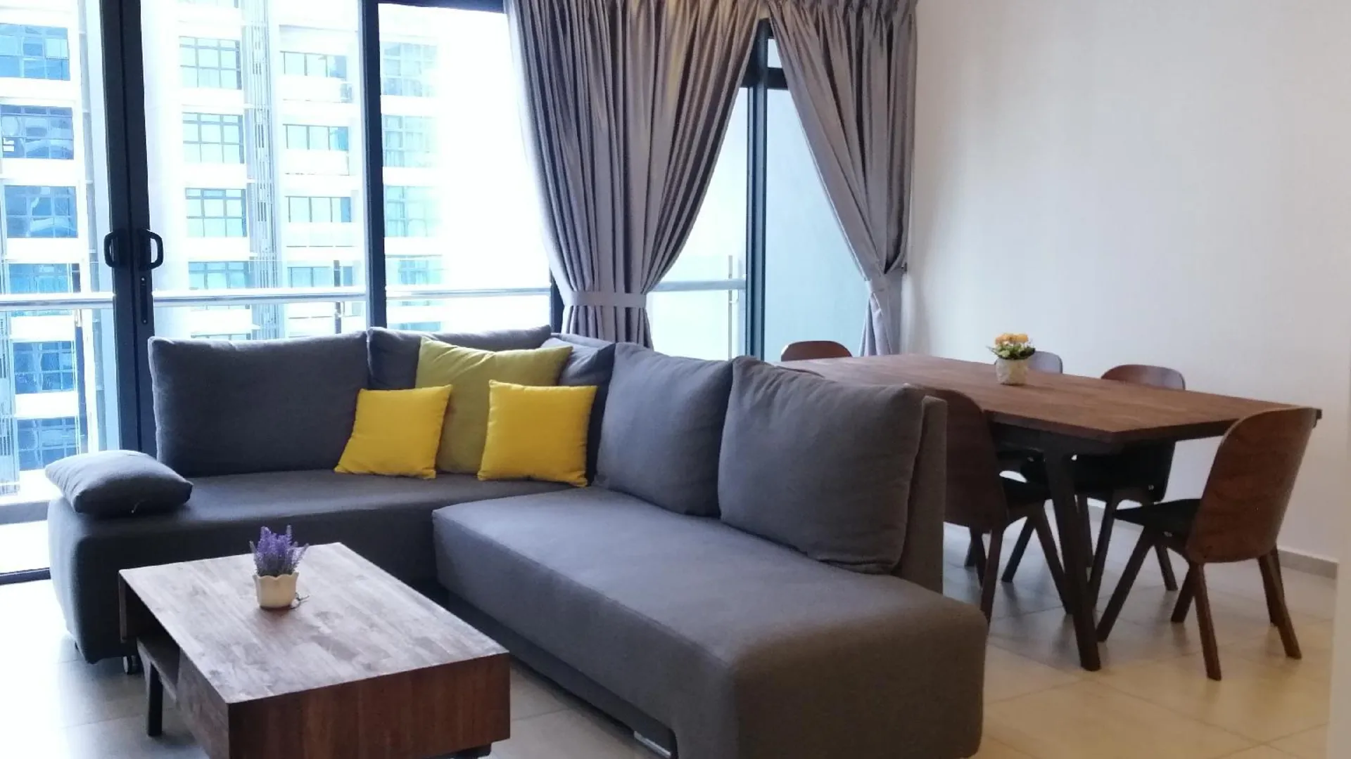 말라카 말라카 시내의 아파트먼트 (128m², 침실 3개, 프라이빗 욕실 3개) 4성급 싱글룸 객실