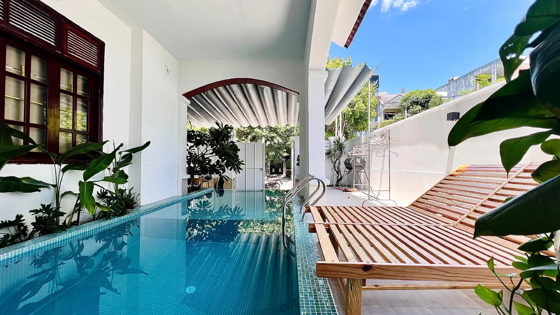 다낭 푸옥미의 빌라 (200m², 침실 5개, 프라이빗 욕실 5개) 3성급 싱글룸 로비