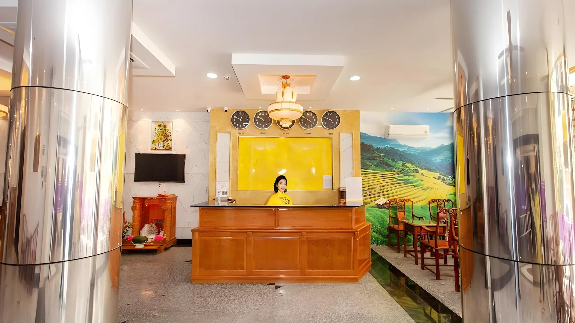 호치민 호아 데 냇 - 산 베이 떤 썬 냇 2성급 호텔 로비