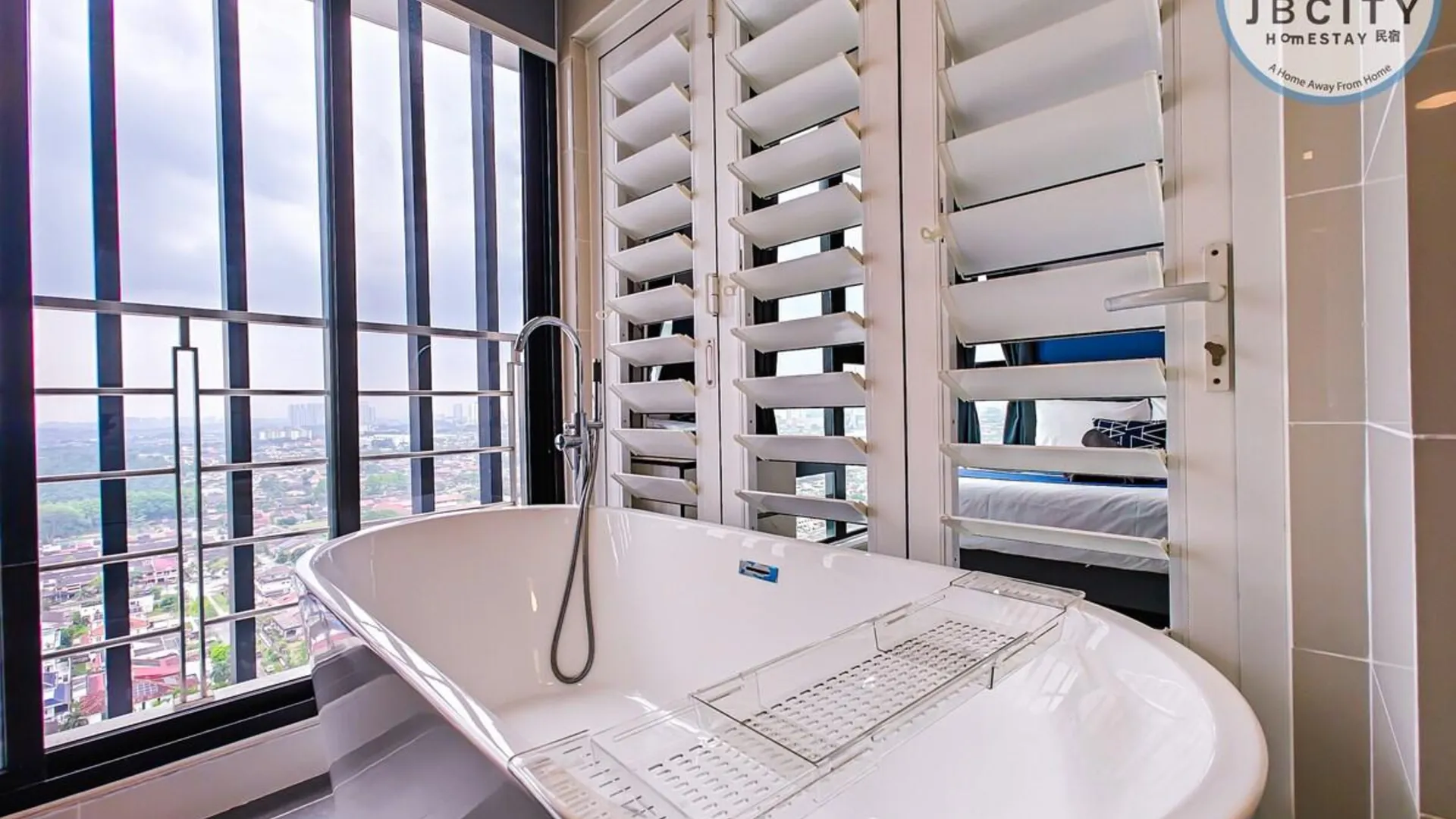 조호바루 / 조호르바루 수투랑바루의 프라이빗 하우스 (128m², 침실 3개, 프라이빗 욕실 2개) 4성급 싱글룸 수영장