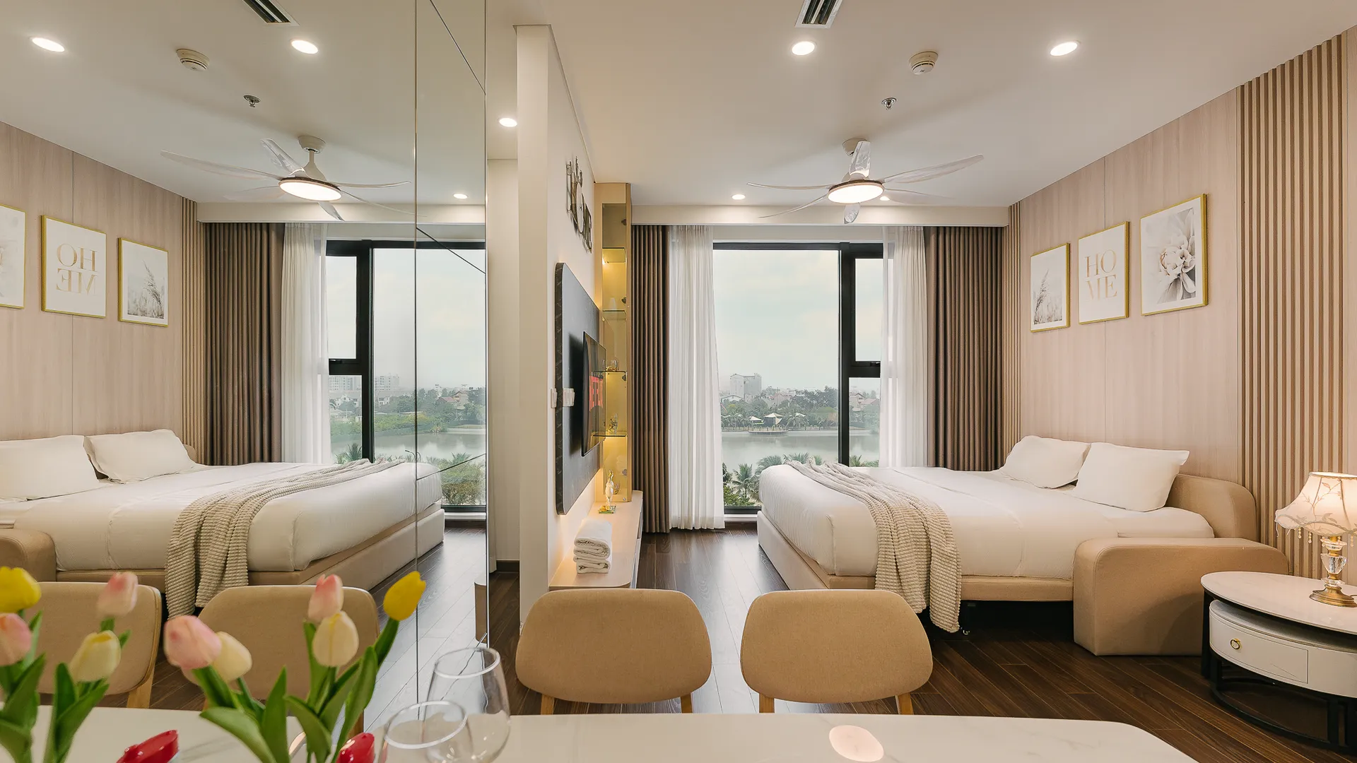 하노이 로지 하우스 - 럭셔리 레지던스 위드 레이크뷰 5성급 게스트하우스 스위트룸