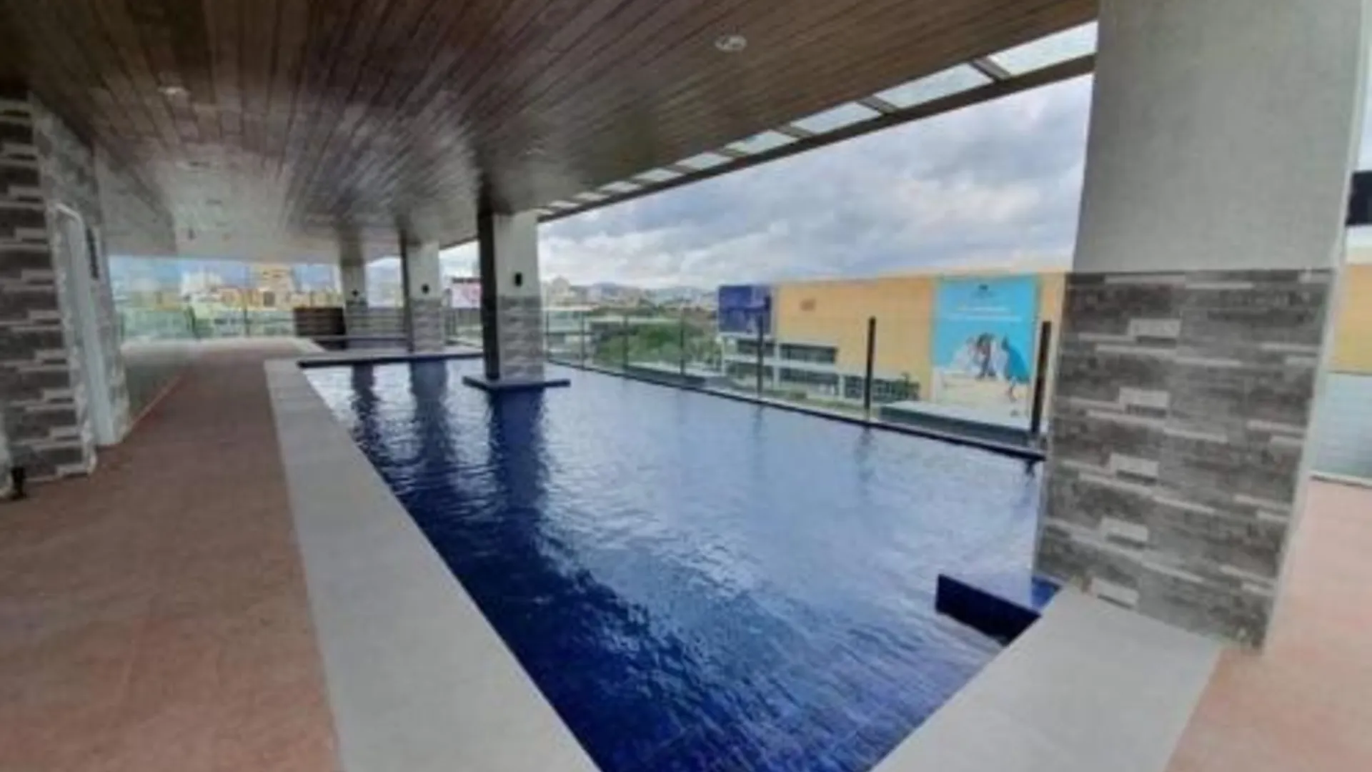 세부 Sunvida Condo across SM City Cebu w/ WIFI and View 3성급 싱글룸 로비