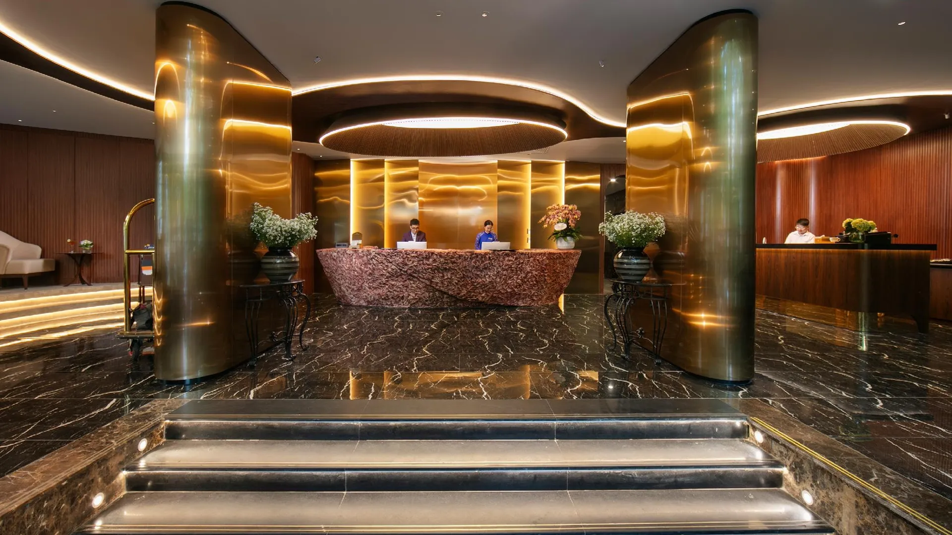 하노이 메이 드 빌 코너 호텔 5성급 호텔 레스토랑