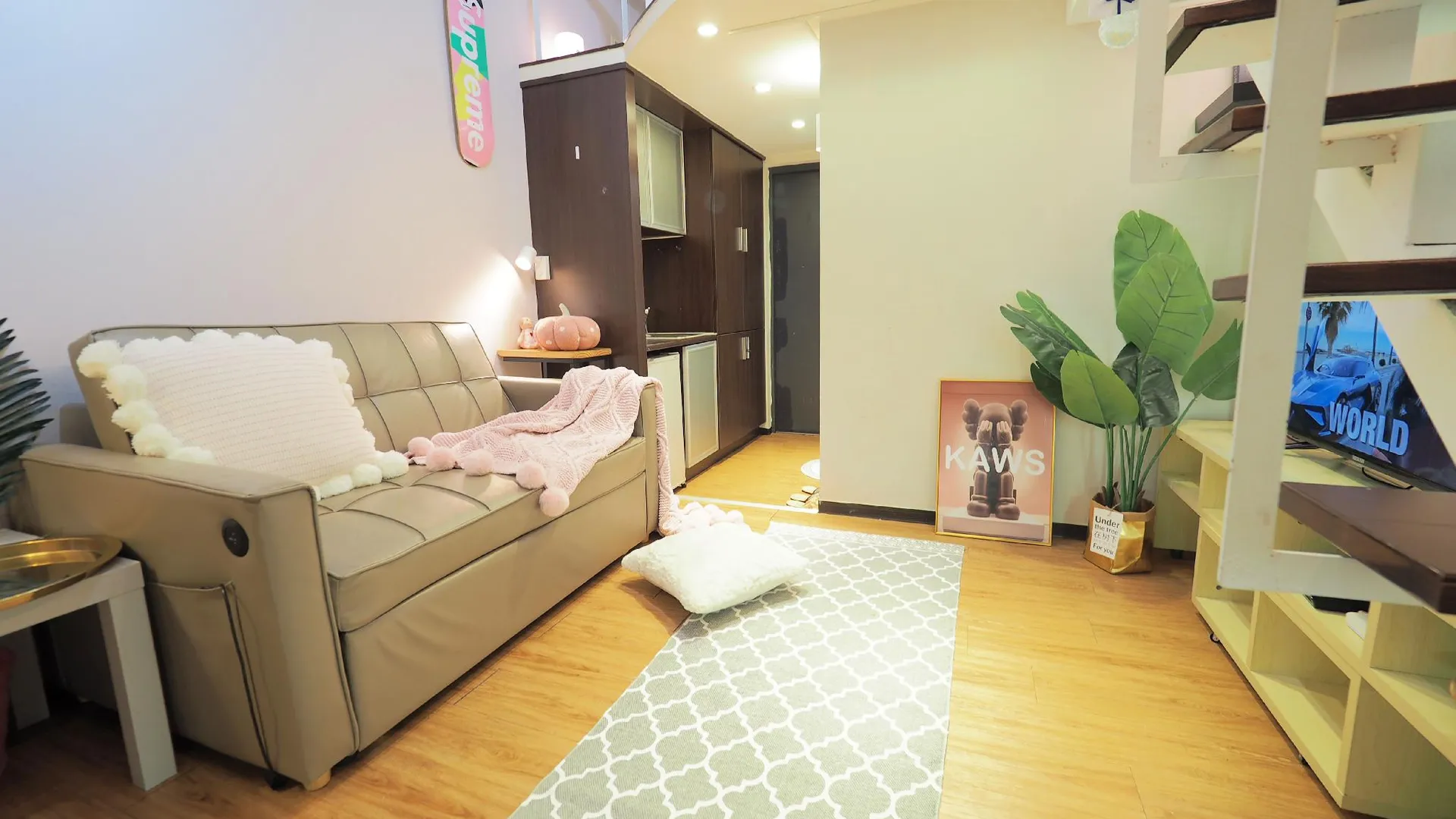 타이베이 시먼딩의 아파트먼트 (18m², 침실 1개, 프라이빗 욕실 1개) 2성급 싱글룸 부대시설