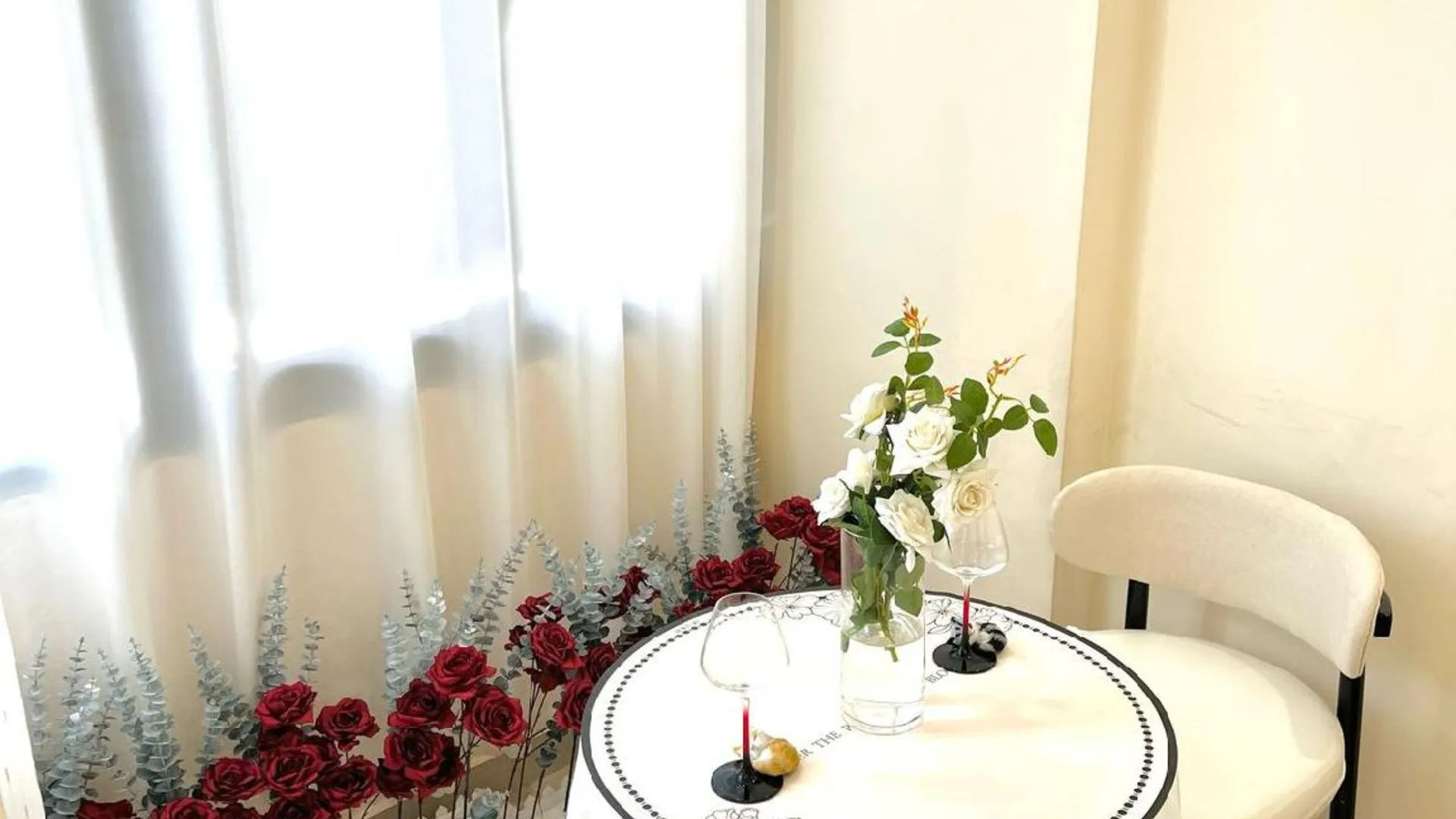 호치민 1군의 아파트먼트 (30m², 침실 1개, 프라이빗 욕실 1개) 호텔 전망