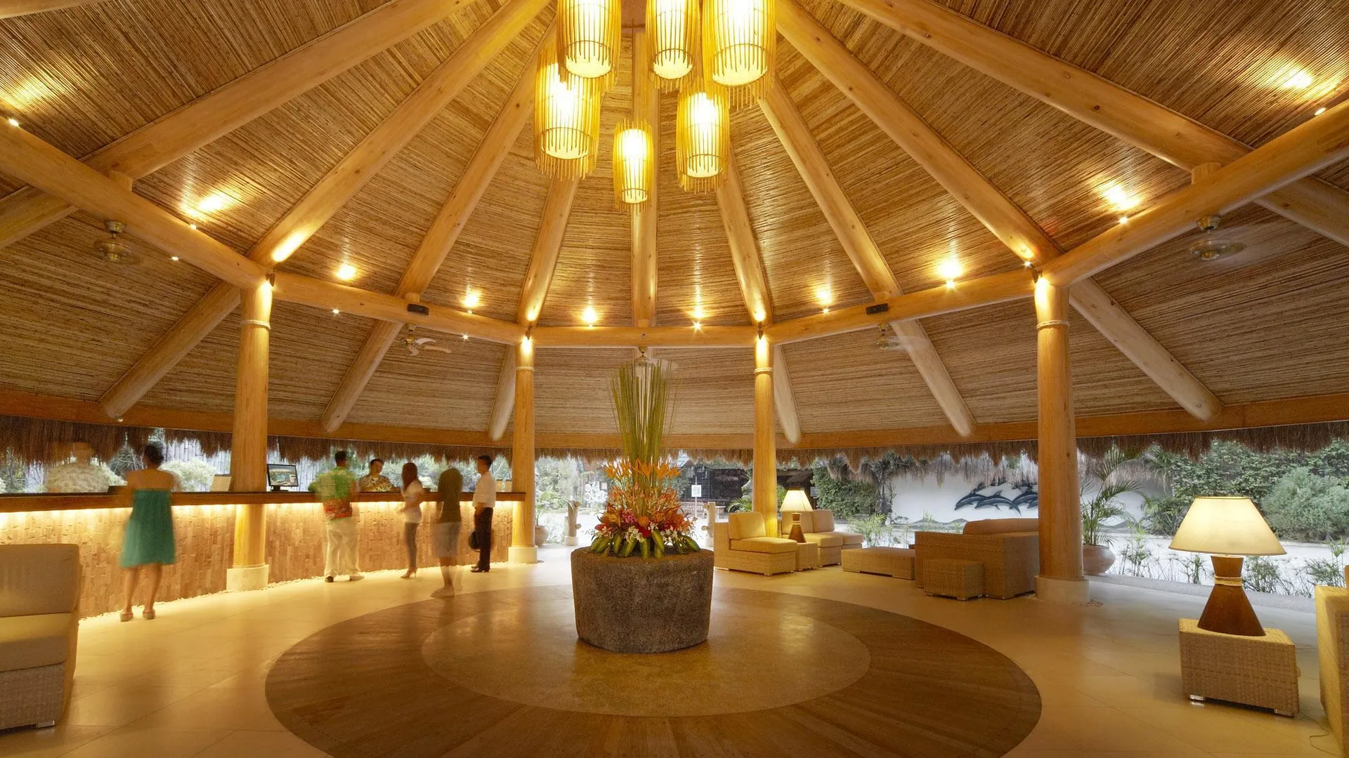 세부 블루워터 마리바고 비치 리조트 4성급 호텔 로비