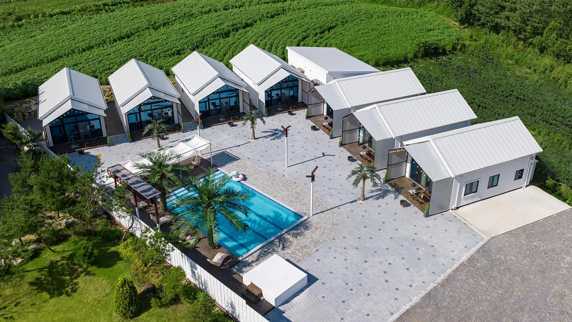 가평 가평 리포레풀램핑 3성급 게스트하우스 레스토랑