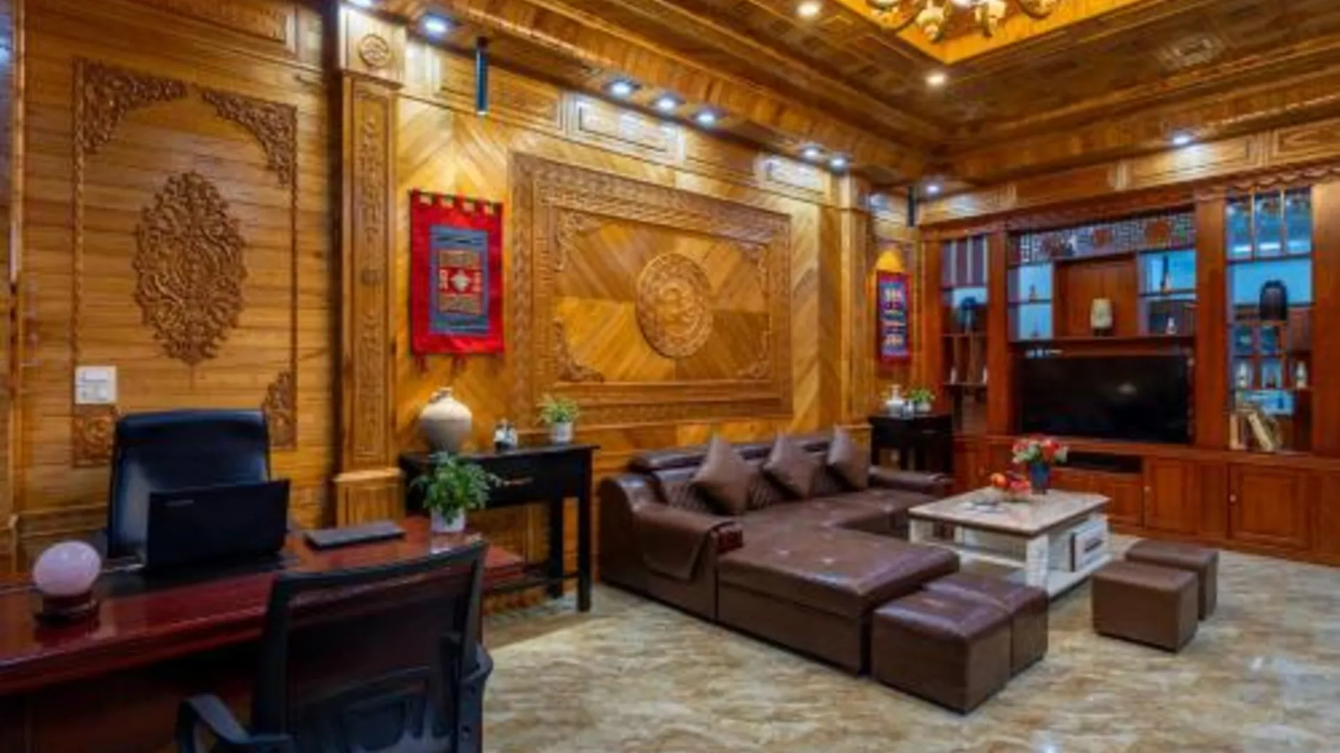 사파 사파 TT 홈스테이 5성급 게스트하우스 전망