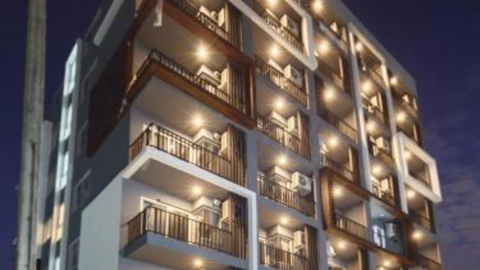 방콕 Q 스페이스 레지던스 2성급 호텔 로비