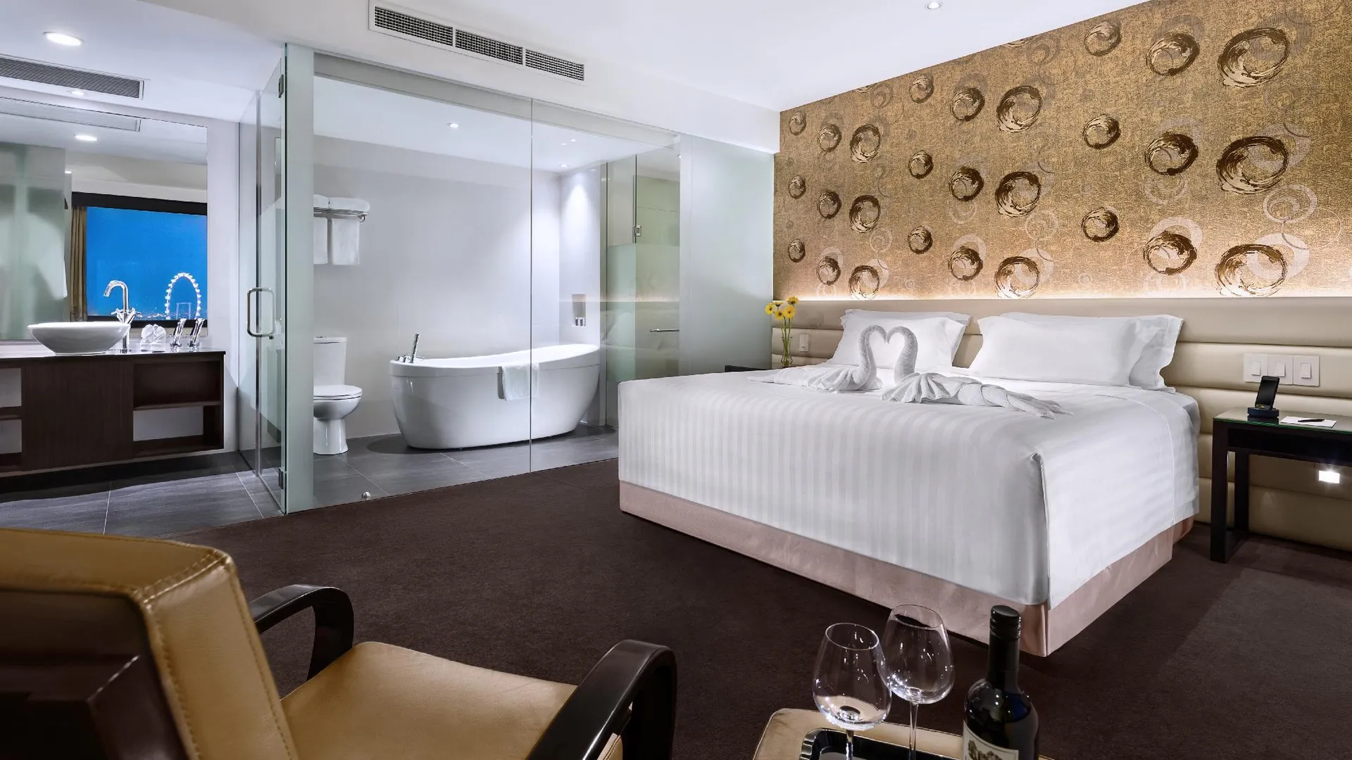 싱가포르 푸라마 시티 센터 호텔 4성급 호텔 스위트룸