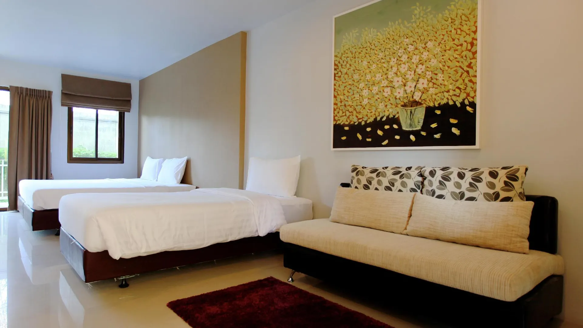 방콕 더 원 레지던스 호텔  3성급 호텔 스위트룸