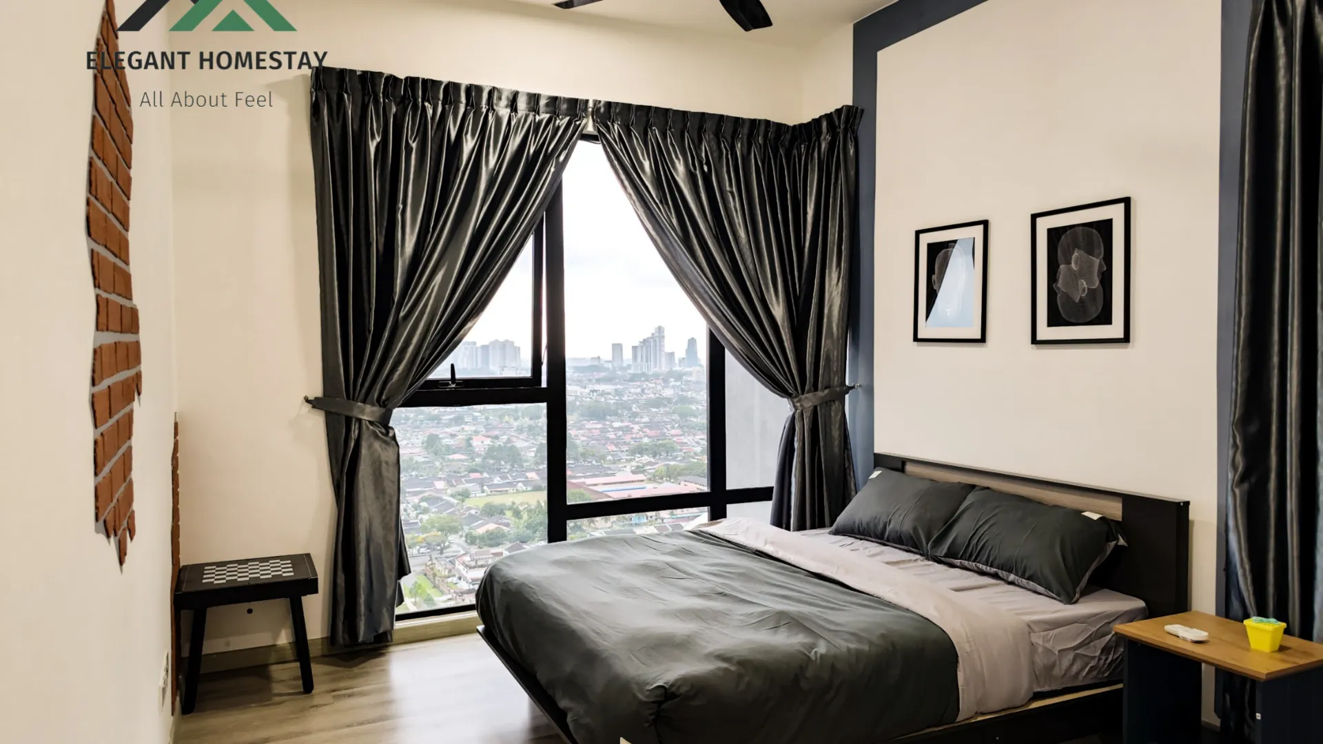 조호바루 / 조호르바루 수투랑바루의 아파트먼트 (91m², 침실 2개, 프라이빗 욕실 2개) 4성급 게스트하우스 스위트룸