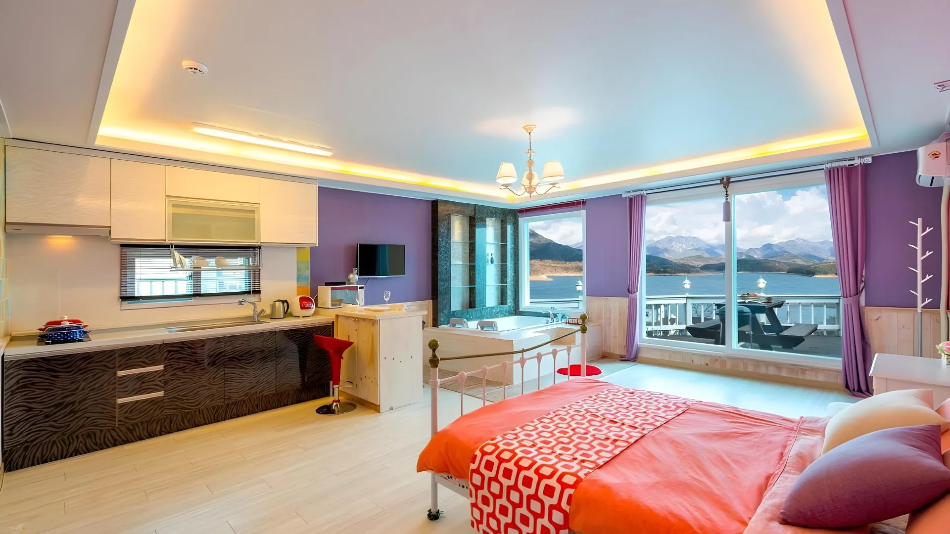 제천 호수 일출 펜션 2성급 게스트하우스 스위트룸