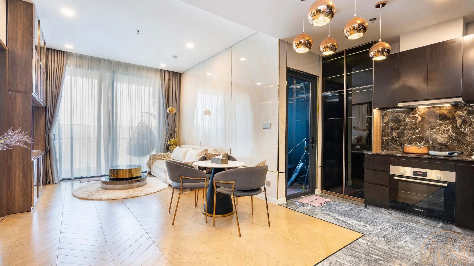 호치민 더 루미에르 리버사이드 레지던스 5성급 호텔 스위트룸