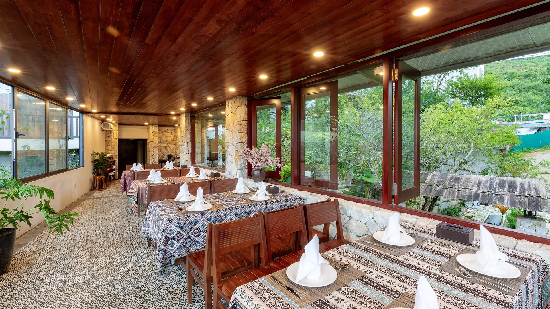 사파 그린 빌라 사파 3성급 호텔 전망