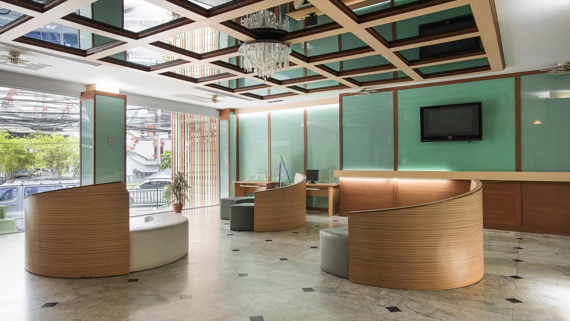 방콕 플로리다 호텔 방콕 2성급 호텔 로비