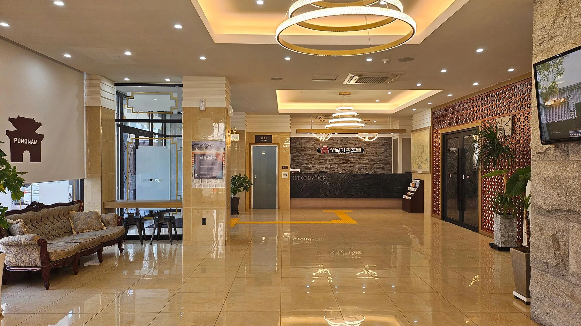 전주 풍남가족호텔 2성급 호텔 객실