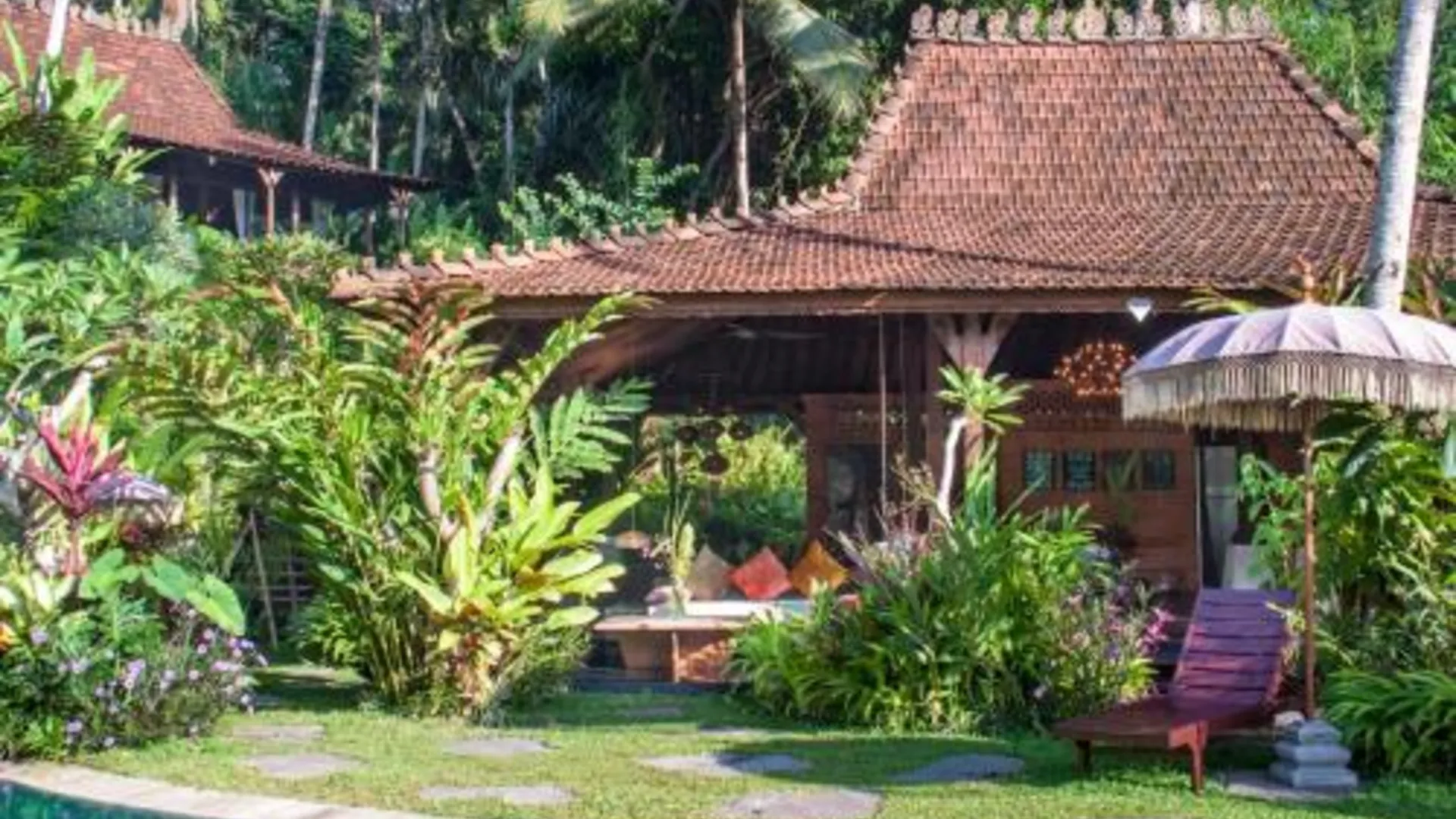 발리 Villa Mahadevi 2 Ubud Jungle Retreat Joglo 4성급 싱글룸 전망