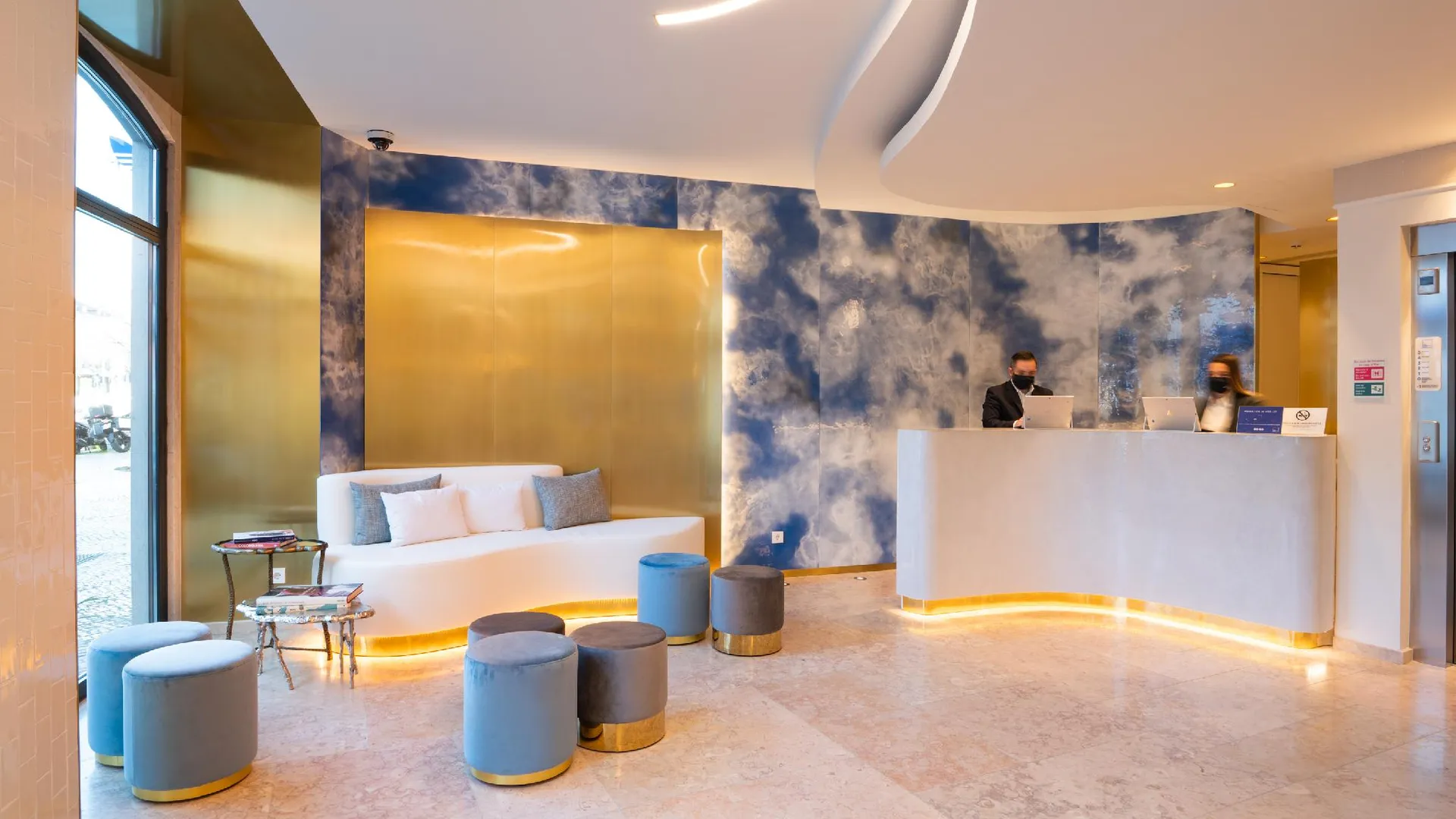 리스본 블루 리버다데 호텔 3성급 호텔 로비