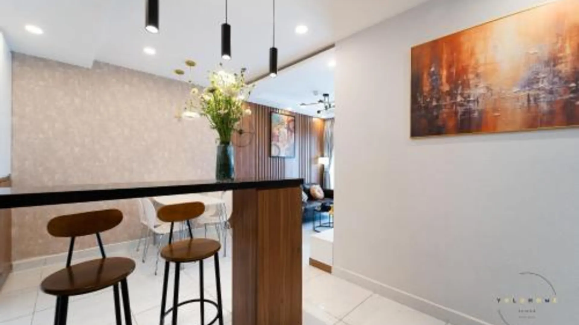 호치민 3군의 프라이빗 하우스 (60m², 침실 2개, 프라이빗 욕실 1개) 4성급 게스트하우스 레스토랑